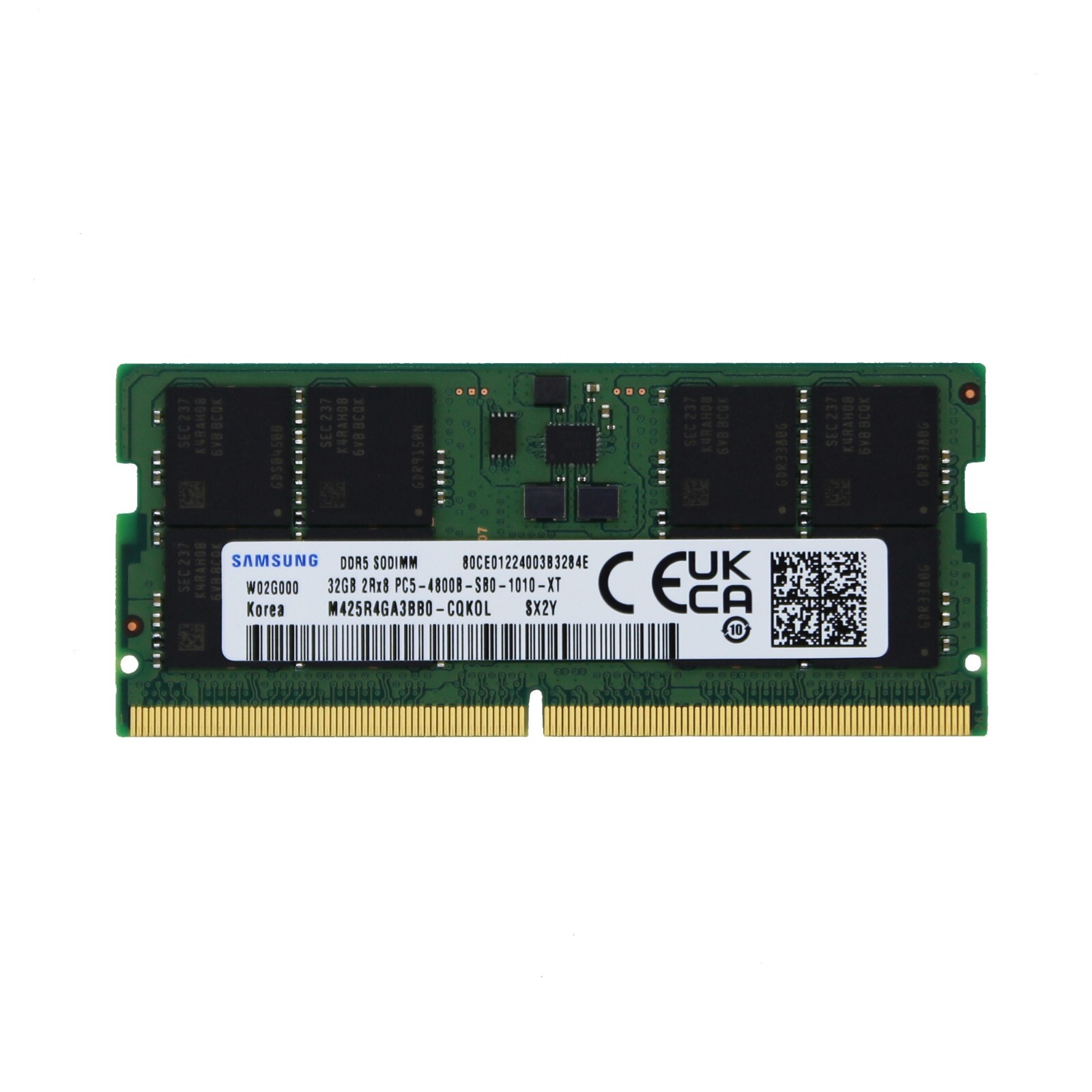Samsung 1x32GB PC5-38400 DDR5 4800 MHz SODIMM Laptop Memory RAM M425R4GA3BB0-CQK