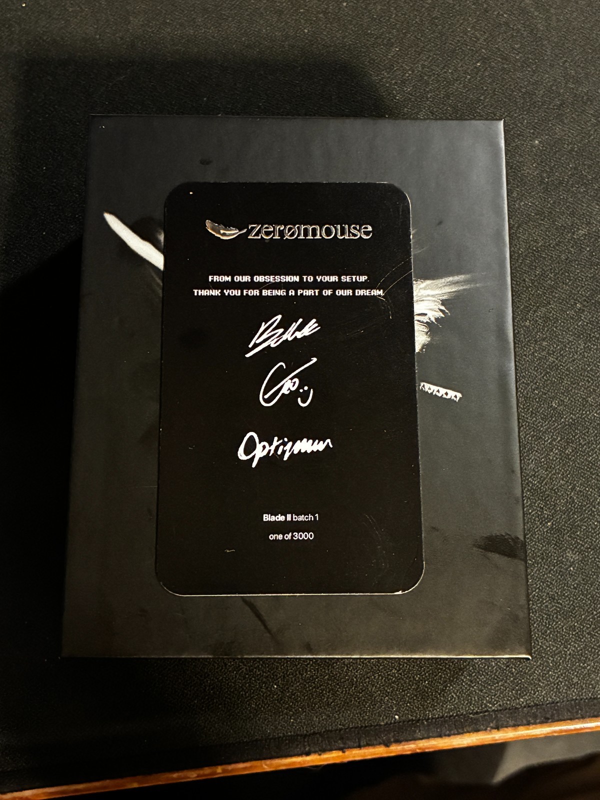 Zeromouse Blade II Batch Two [Optimumtech Gaming Mouse] Brand New, Sealed