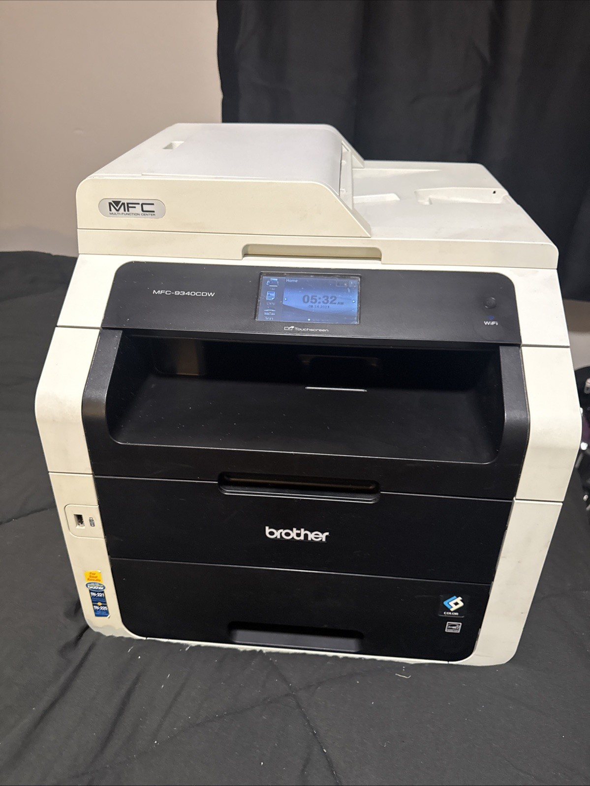 Brother MFC-9340CDW All-In-One Color Wireless Laser Printer (Count: 6237)Used