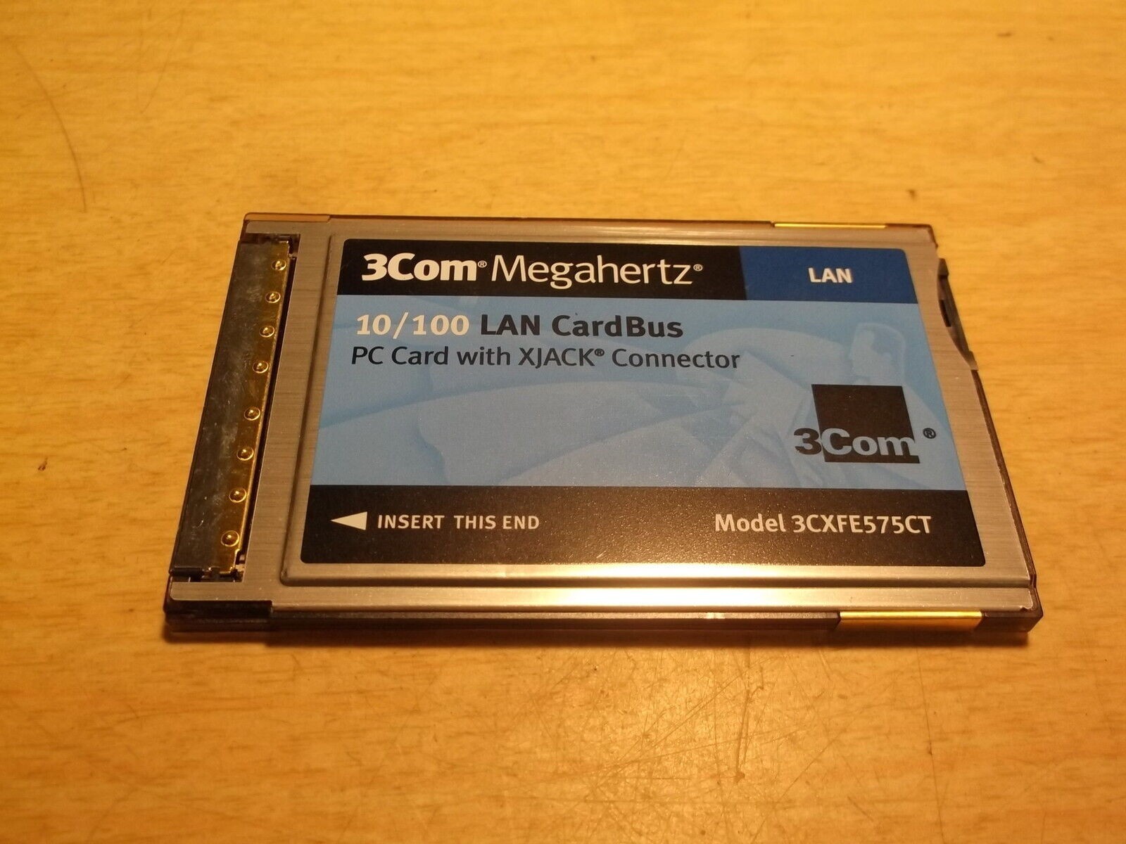 3Com Megahertz 10/100 LAN CardBus w/Xjack connector 3CXFE575CT 