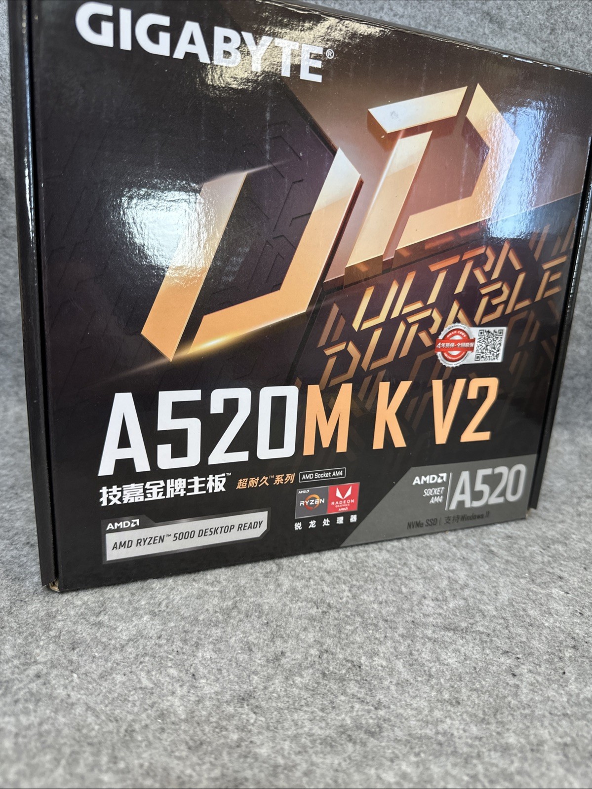 New Gigabyte A520M K V2 Motherboard | AM4 Micro ATX
