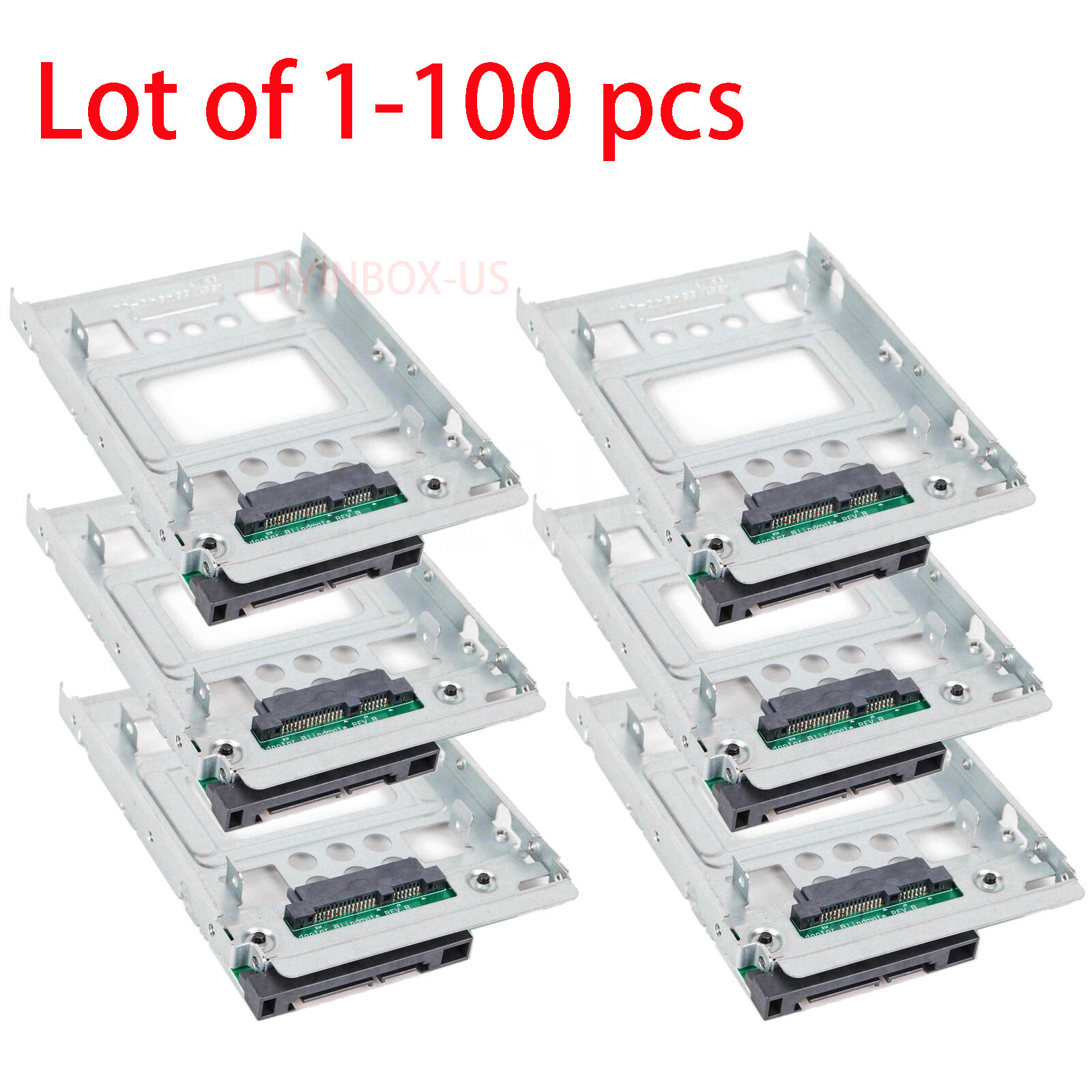 Lot 654540-001 SSD 2.5" to 3.5"Drive Adapter For HP 651314-001 Dell F238F 651314