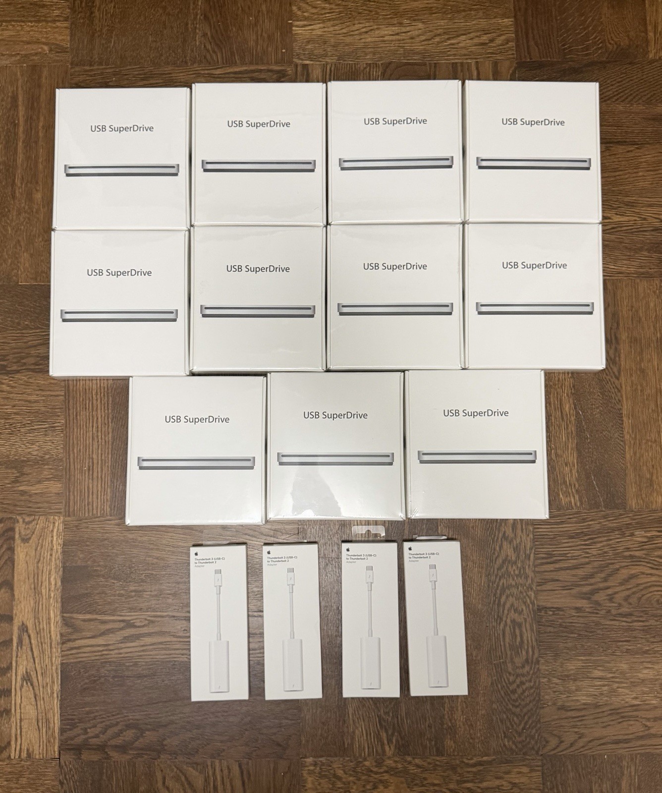Apple Surface Drive Set of 11 and Apple Thunderbolt 3 Adapter Set of 4
