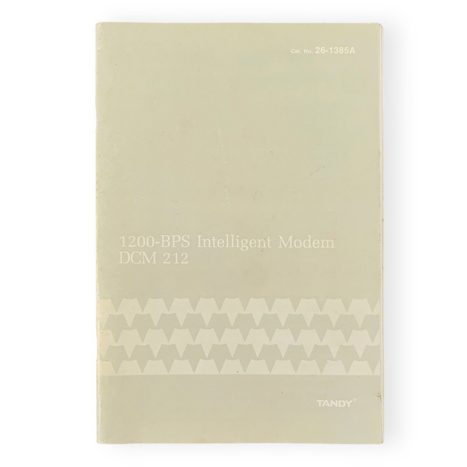 Tandy 1200-BPS Intelligent Modem DCM 212 User's Manual 1987 Vintage Guide
