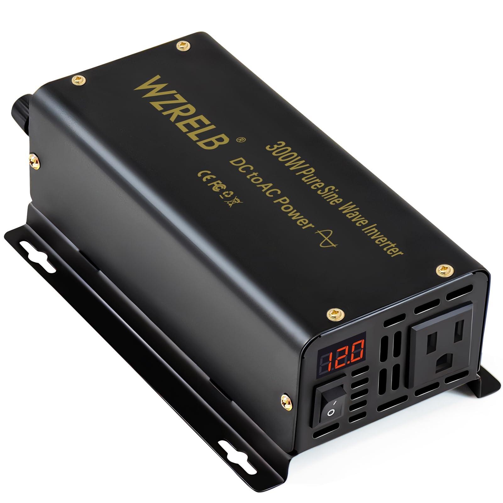 WZRELB 300W Pure Sine Wave Power Inverter 600W Peak DC 24V to 110V AC