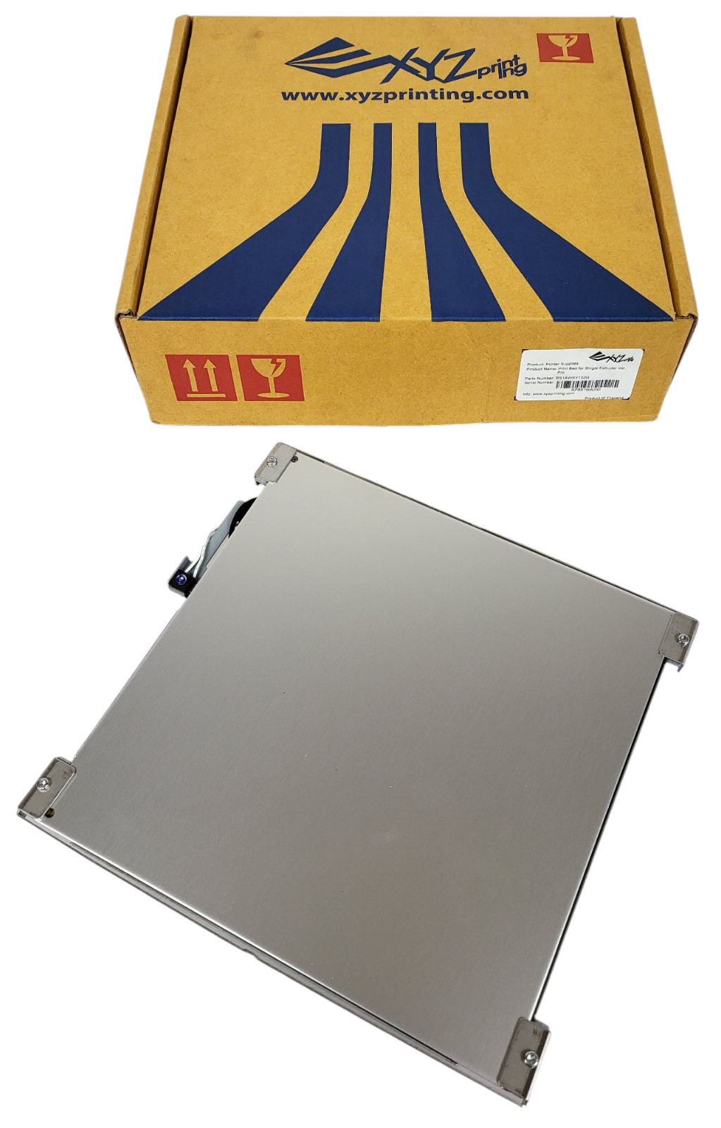 NEW XYZ Printing RS1AWXY102G Print Bed for da Vinci Pro 20x20cm Single Extruder