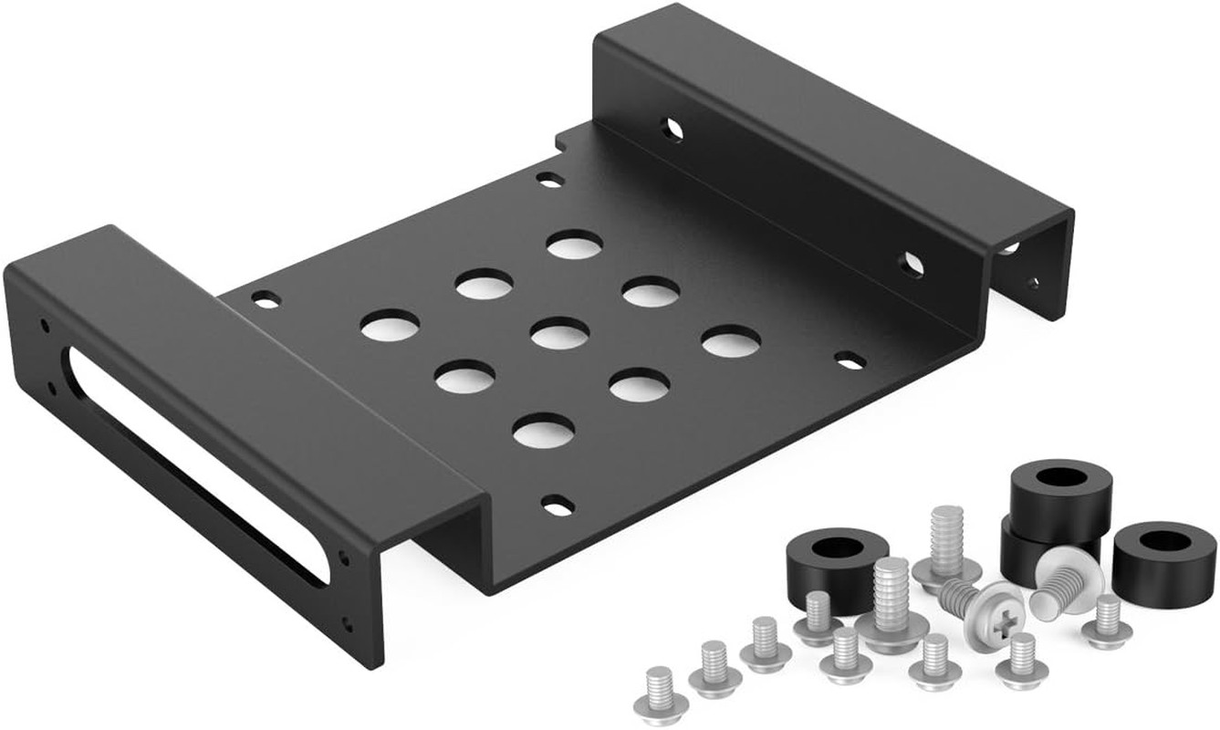 Aluminum 5.25 Inch to 2.5 or 3.5 Inch Internal Hard Disk Drive Mounting K