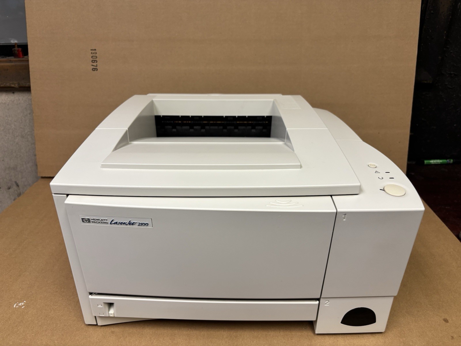 HP LaserJet2100 Laser Printer 1200 DPI Parallel IR Tested Working with new parts