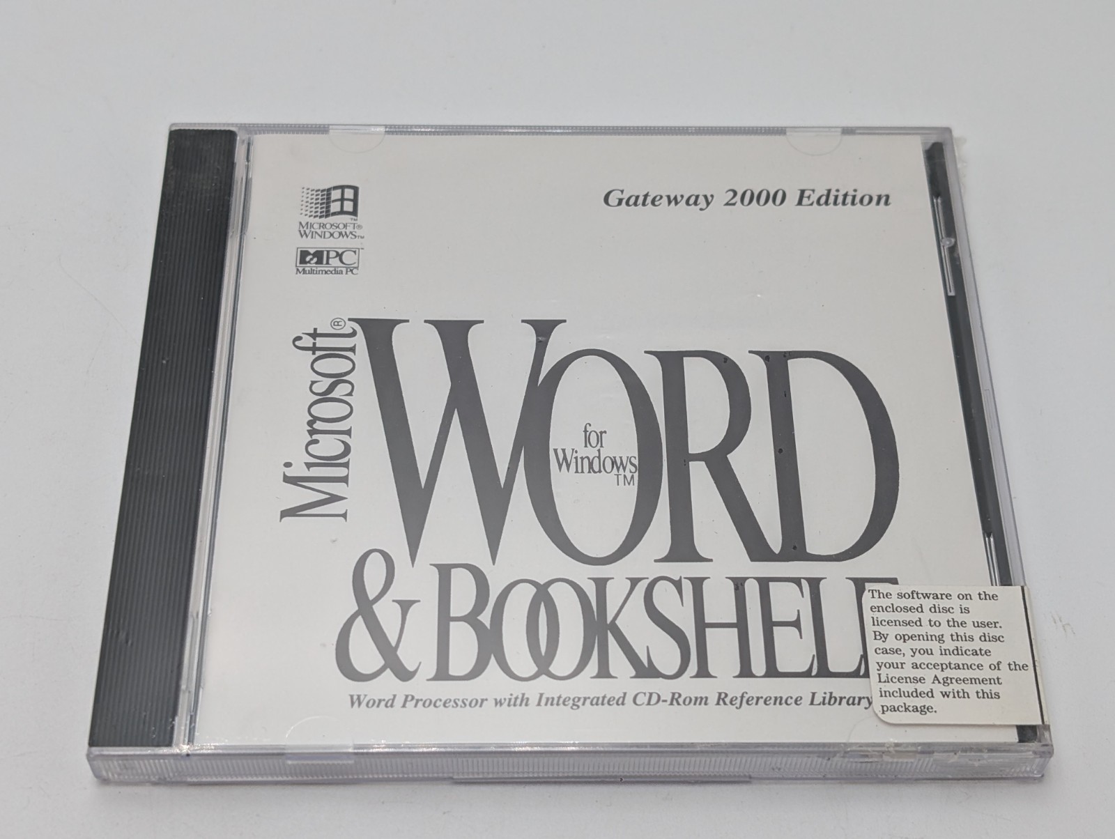 Microsoft Word And Bookshelf CD For Windows Gateway, 2000 Sealed New