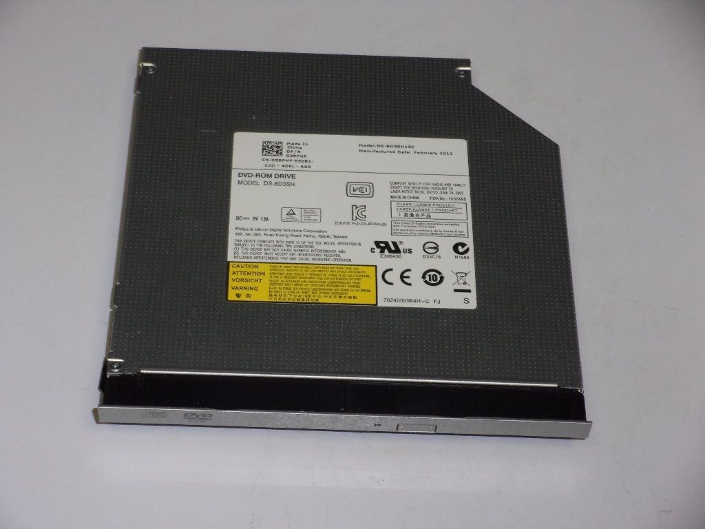 Genuine OEM Dell Latitude E5430 SATA Dvd +/- Rw Multi Burner Drive GTA0N 45N8N