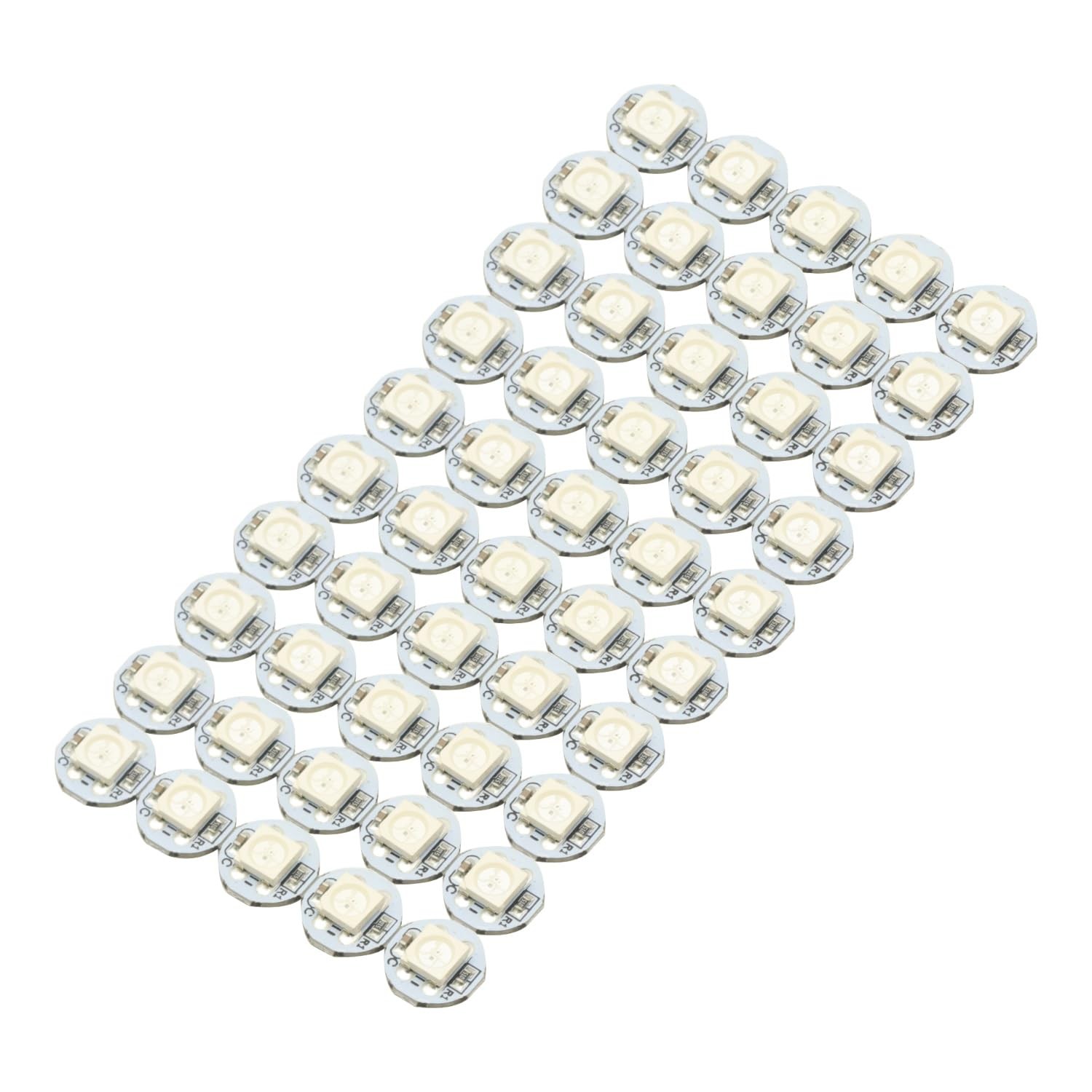 50PCS WS2812B 5V SMD 5050 RGB LED Mini PCB Module