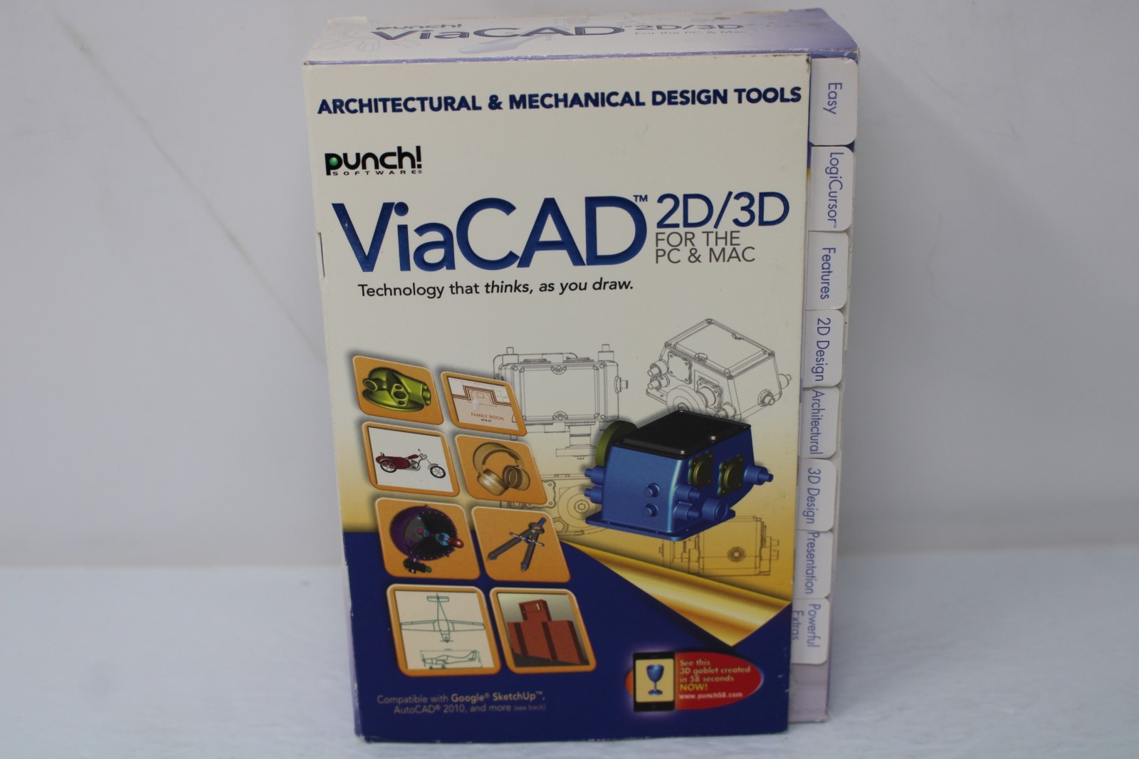 Punch ViaCAD 2D/3D For The PC and Mac