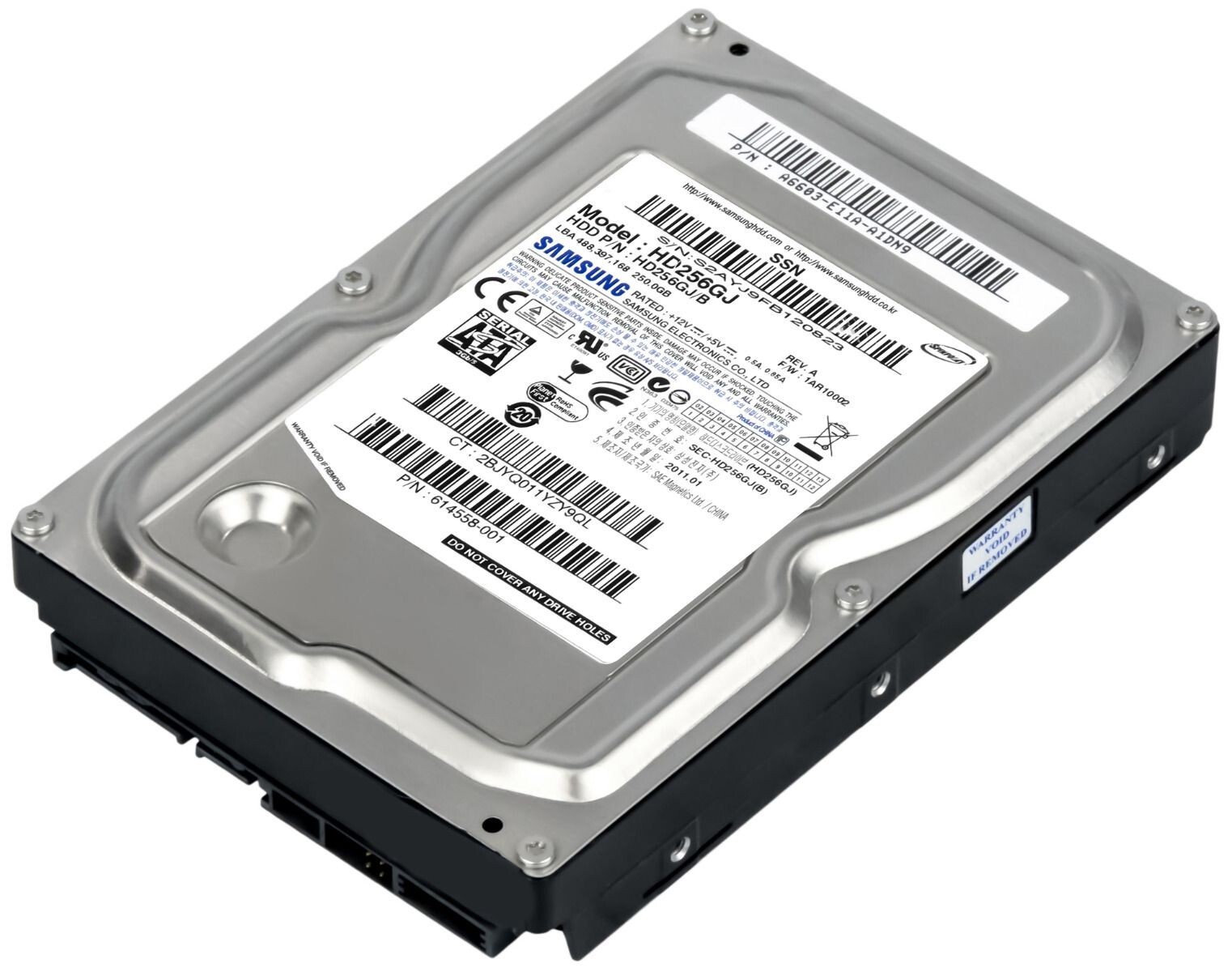 HARD DRIVE SAMSUNG SpinPoint F4 HD256GJ 250GB 7.2K 16MB SATA II 3.5''