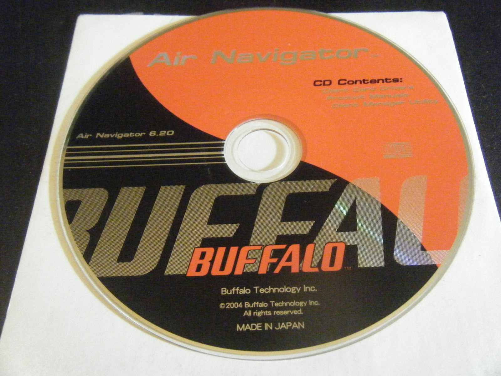 Buffalo Technology, Inc. - Air Navigator 6.20 Software (PC, 2004) - Disc Only