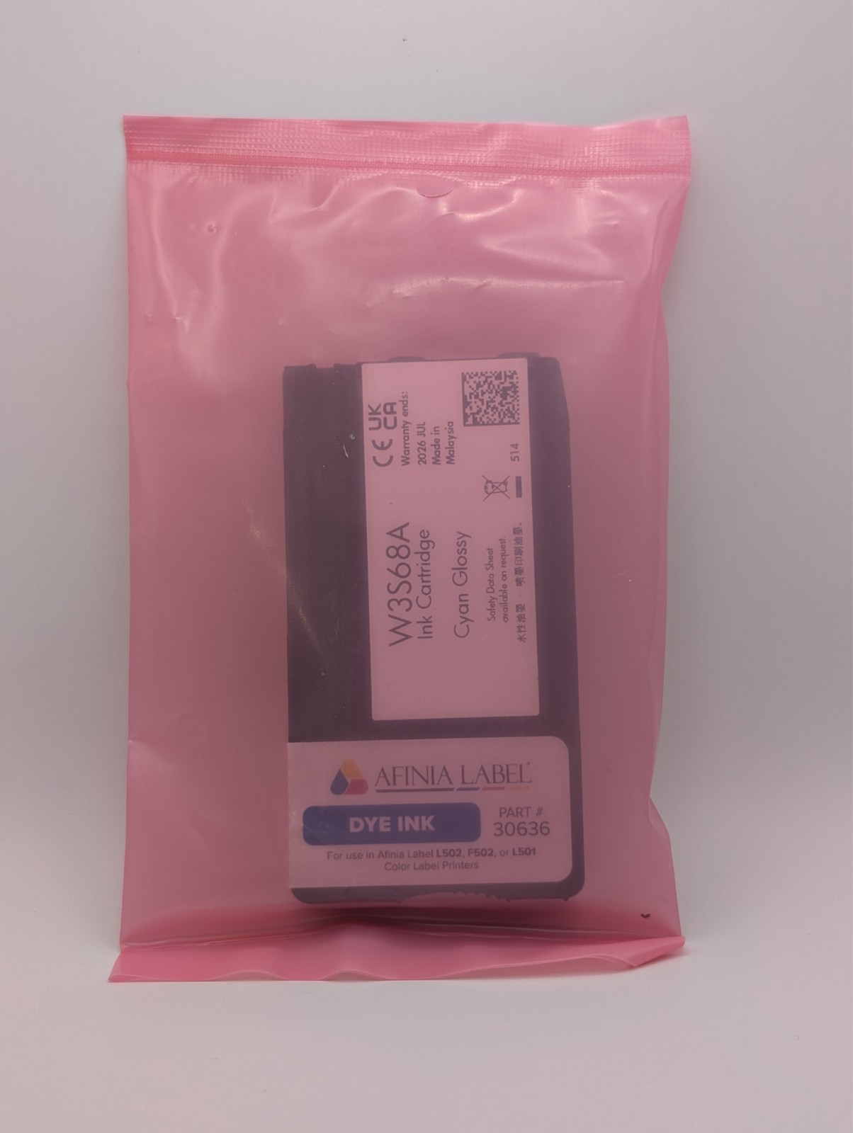 Afinia Label L501/L502 Cyan Dye Ink - New