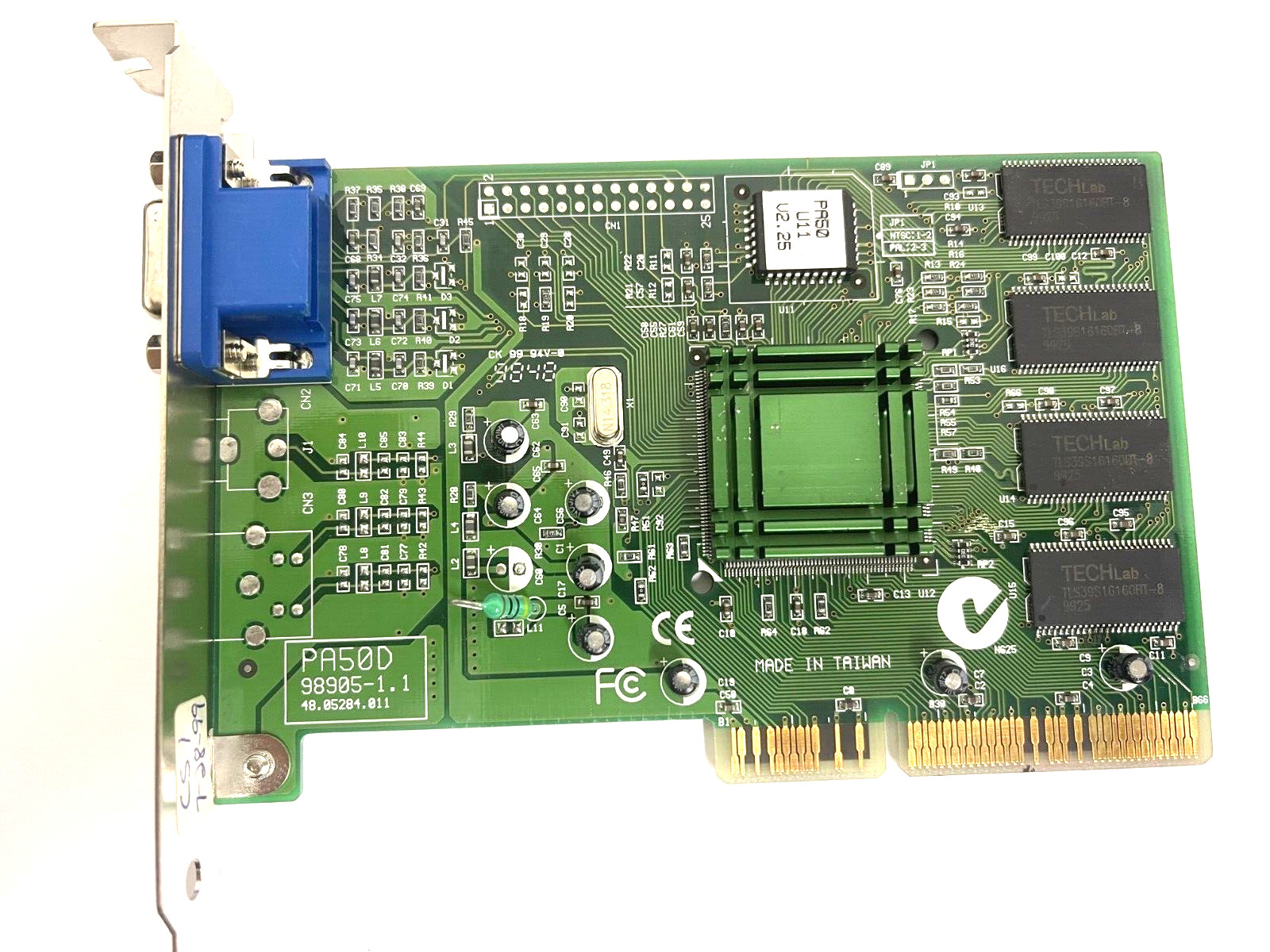 VINTAGE AOPEN PA50D SIS6326 4MB VGA AGP VIDEO CARD PN 90.05210.660 MXB144