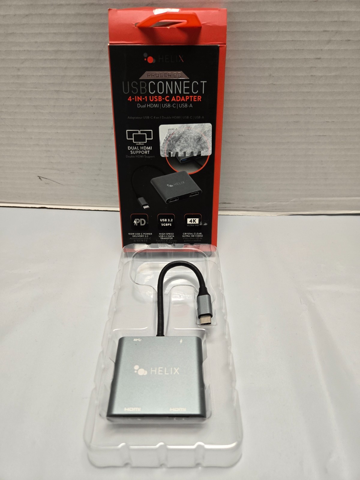 Helix USB Connect 4in1 USB-C Adapter