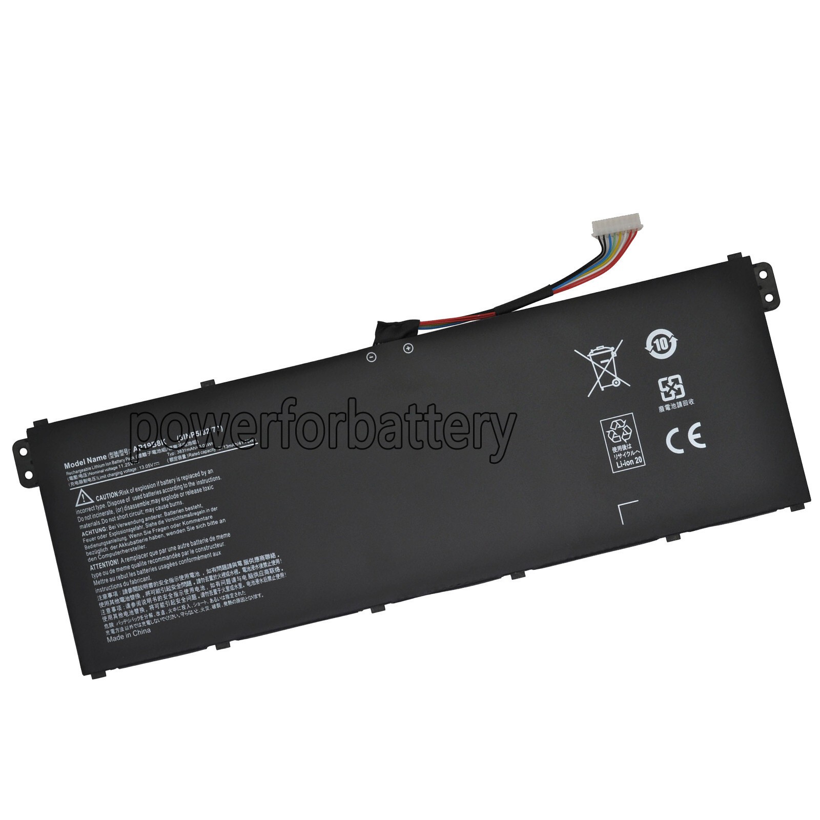 AP19B8K 3INP5/82/70 43.08Wh Battery For Acer Aspire A315-23 A315-58 A317-52/53