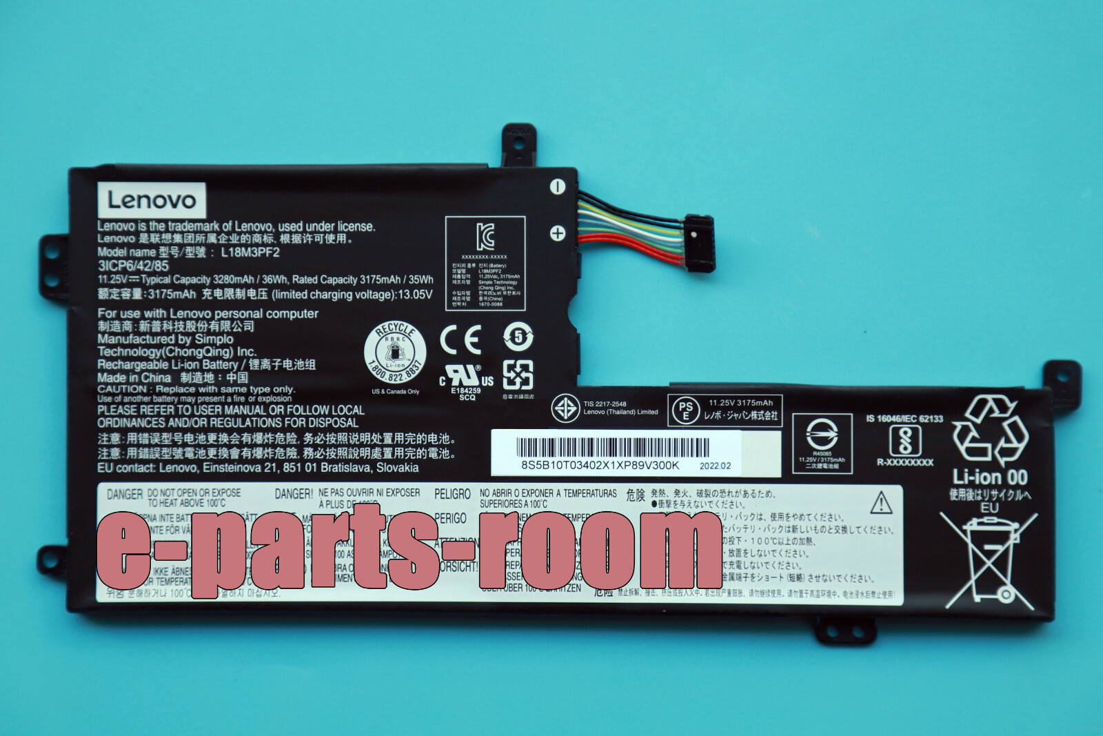 Genuine L18M3PF2 L18C3PF2 L18L3PF1 Battery for Lenovo Ideapad L340-17IWL L340-15