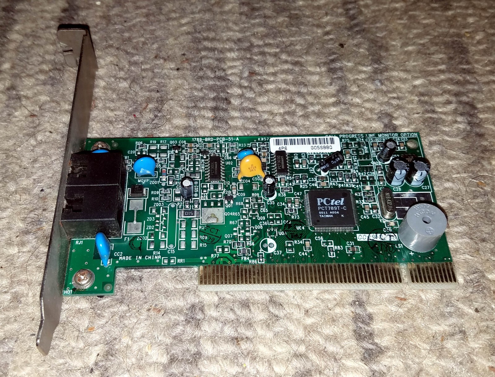 Compaq / PCtel Fax Modem PCI Card PCT789T-C HSP 56K V.92