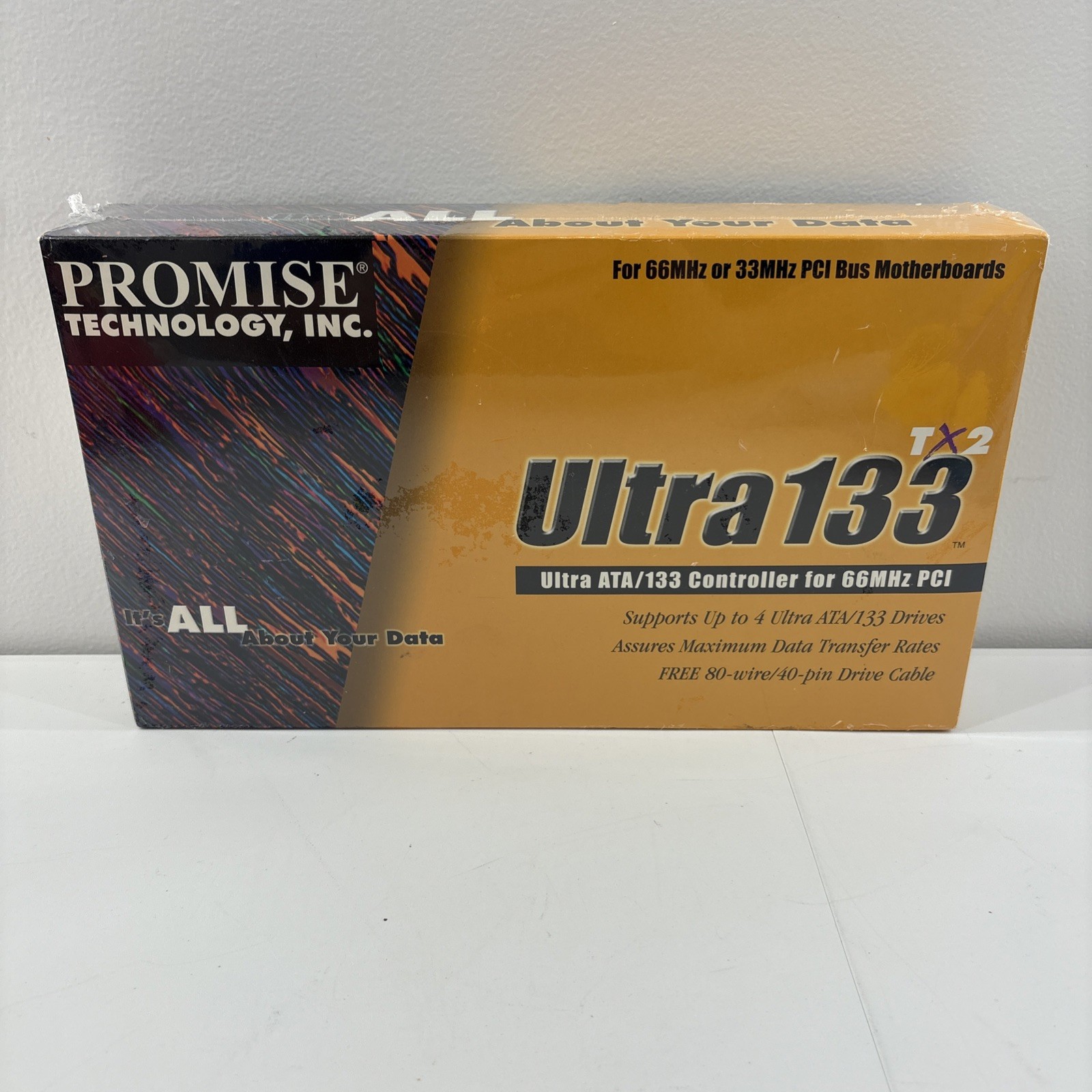 Promise Technology Ultra133 TX2 PCI IDE Controller Card **New & Factory Sealed**