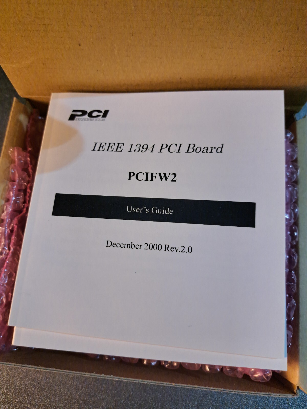 PCIFW2 PCI Board 1394 - 2 port RATOC- FACTORY BRAND NEW -for Fuji FRONTIER 
