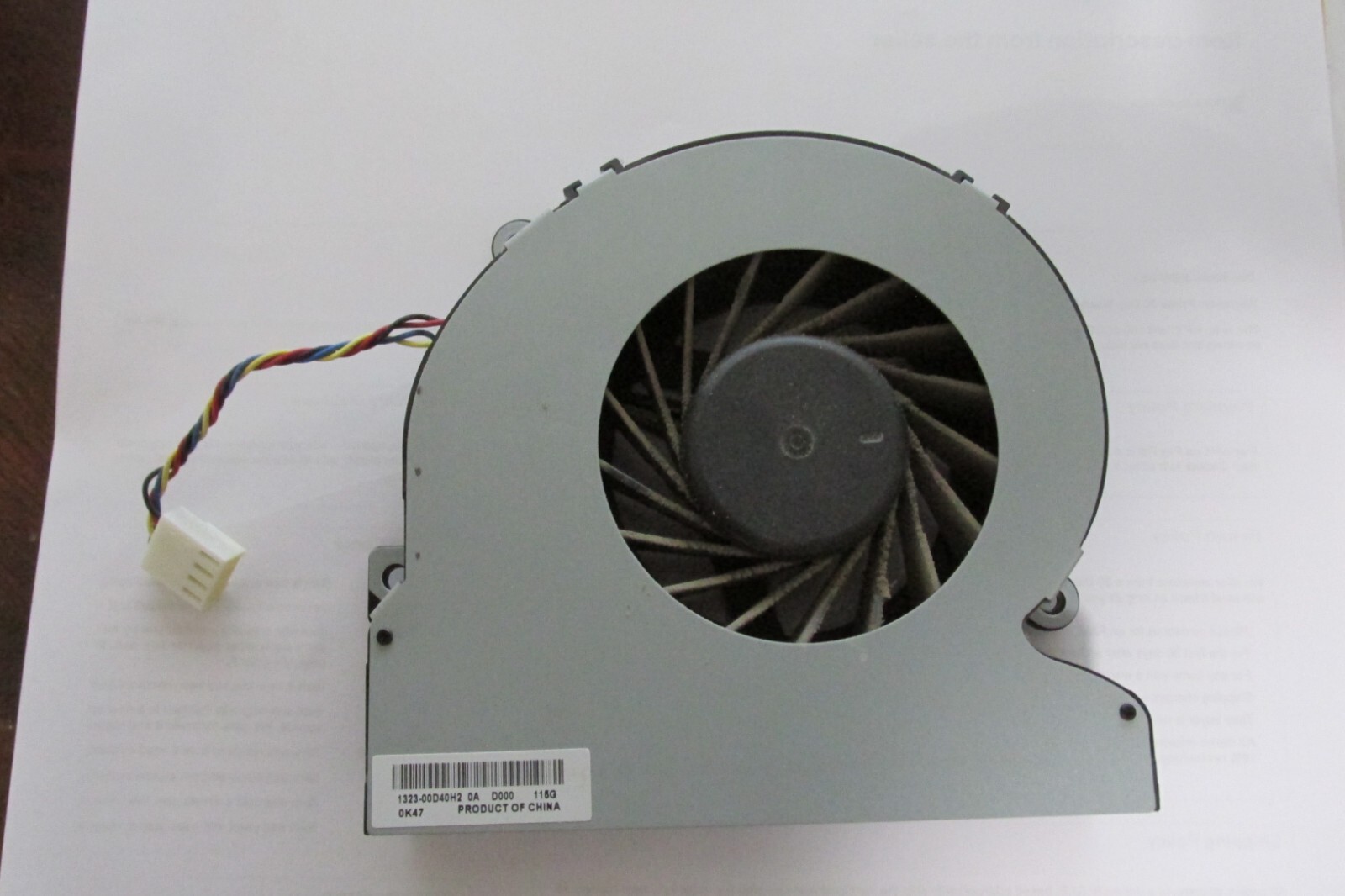 HP Omni pro110 AIO Cooling CPU Fan KUC1012D 1323-00D40H2