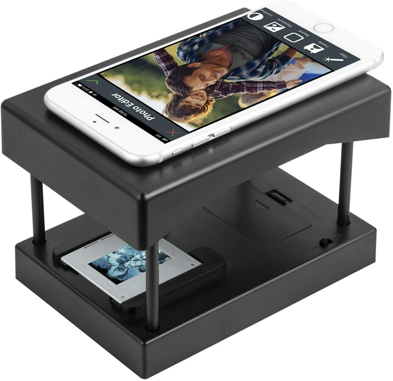 Mobile Film and Slide Scanner, Converts 35mm Slides Negatives into Digital Photo