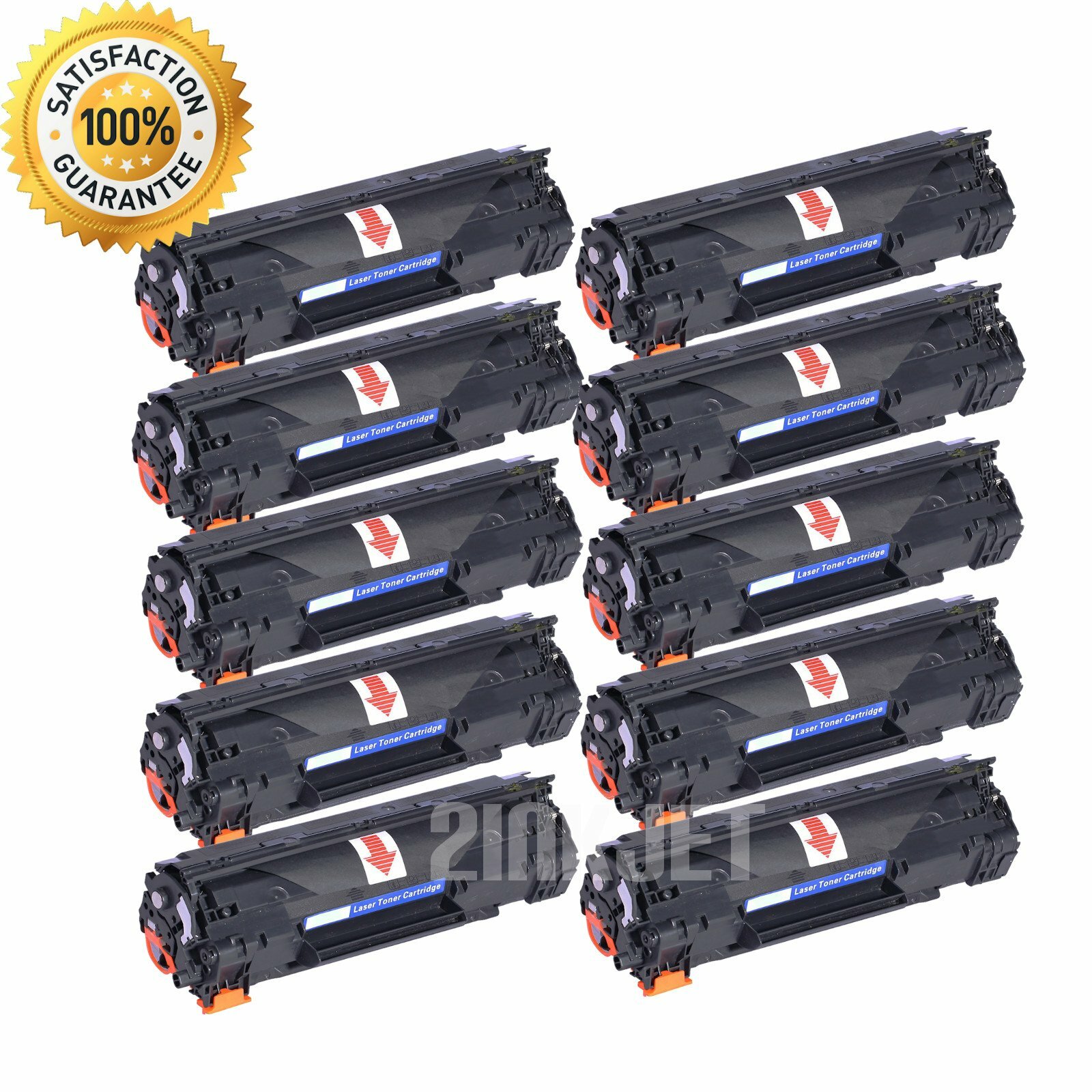 10PK 78A CE278A Toner Cartridge Compatible for HP LaserJet Pro P1606dn M1536dnf