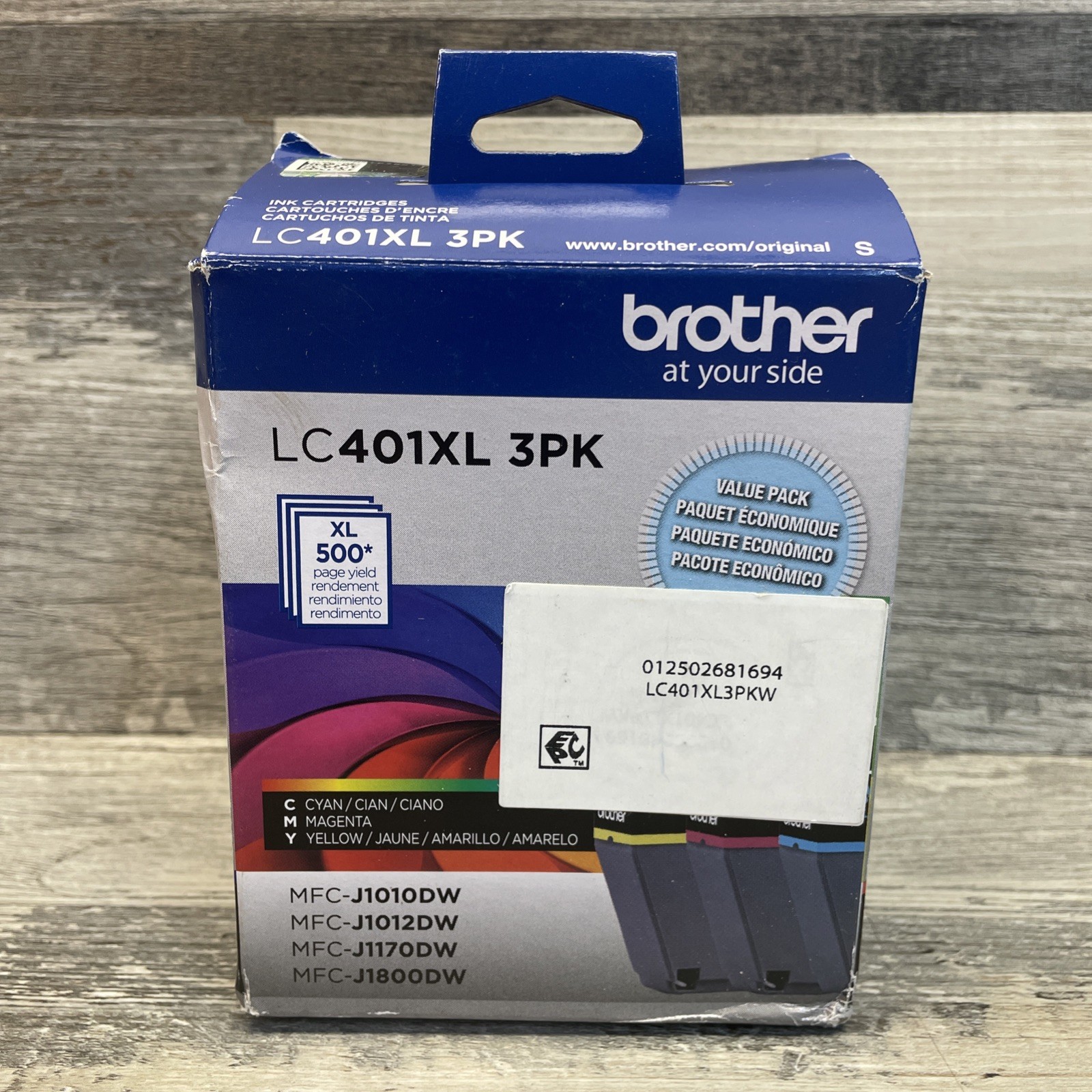 Brother Genuine LC401XL 3PK High Yield 3-Pack Color Cyan, Magenta and Yellow (2)