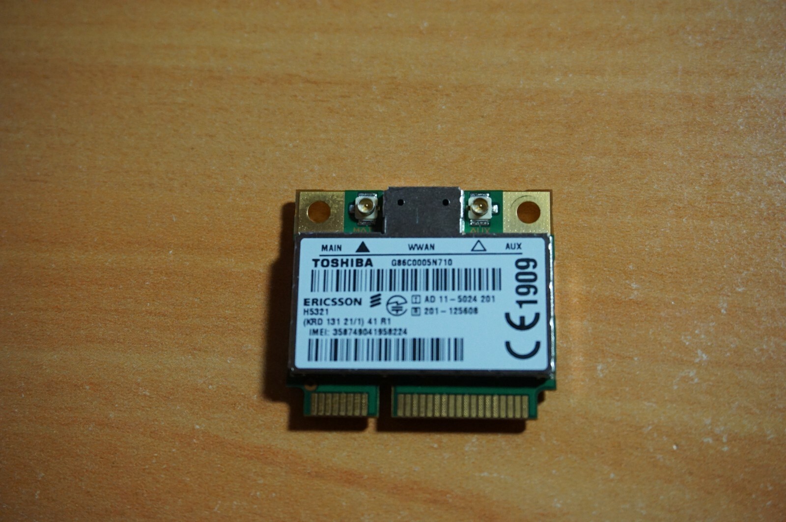 Genuine Ericsson H5321 3G/GPS/HSPA+ WWAN Mobile Broadband Module G86C0005N710