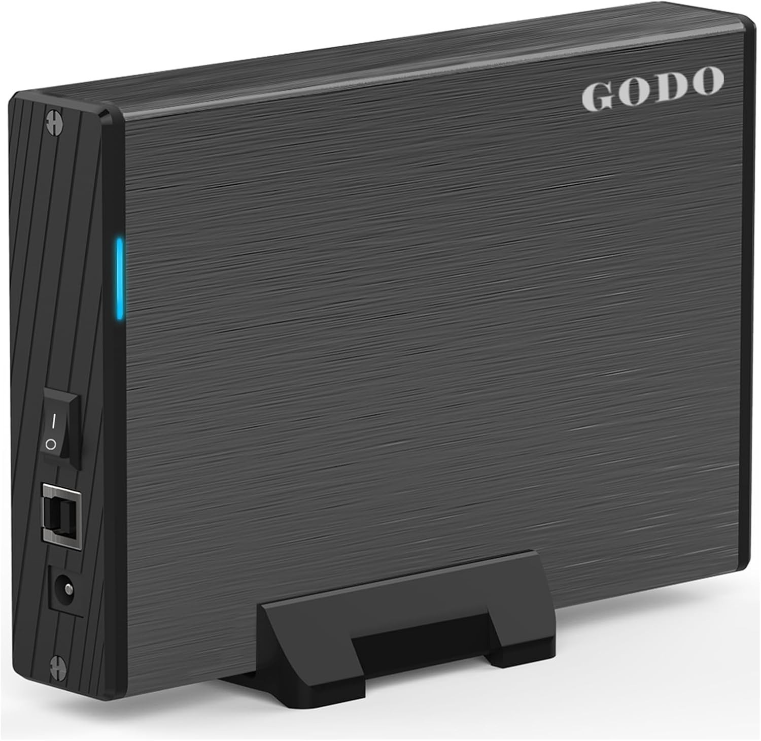 "High-Capacity 18TB USB 3.0 External Hard Drive Enclosure with Safety Features "