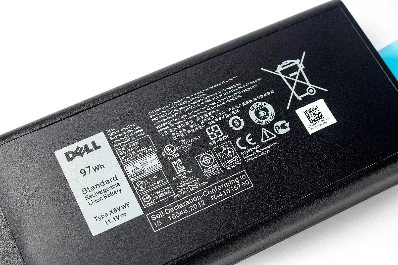 Genuine Original Dell X8VWF 97Wh Battery Latitude 5404 7404 DKNKD VCWGN 9-Cell