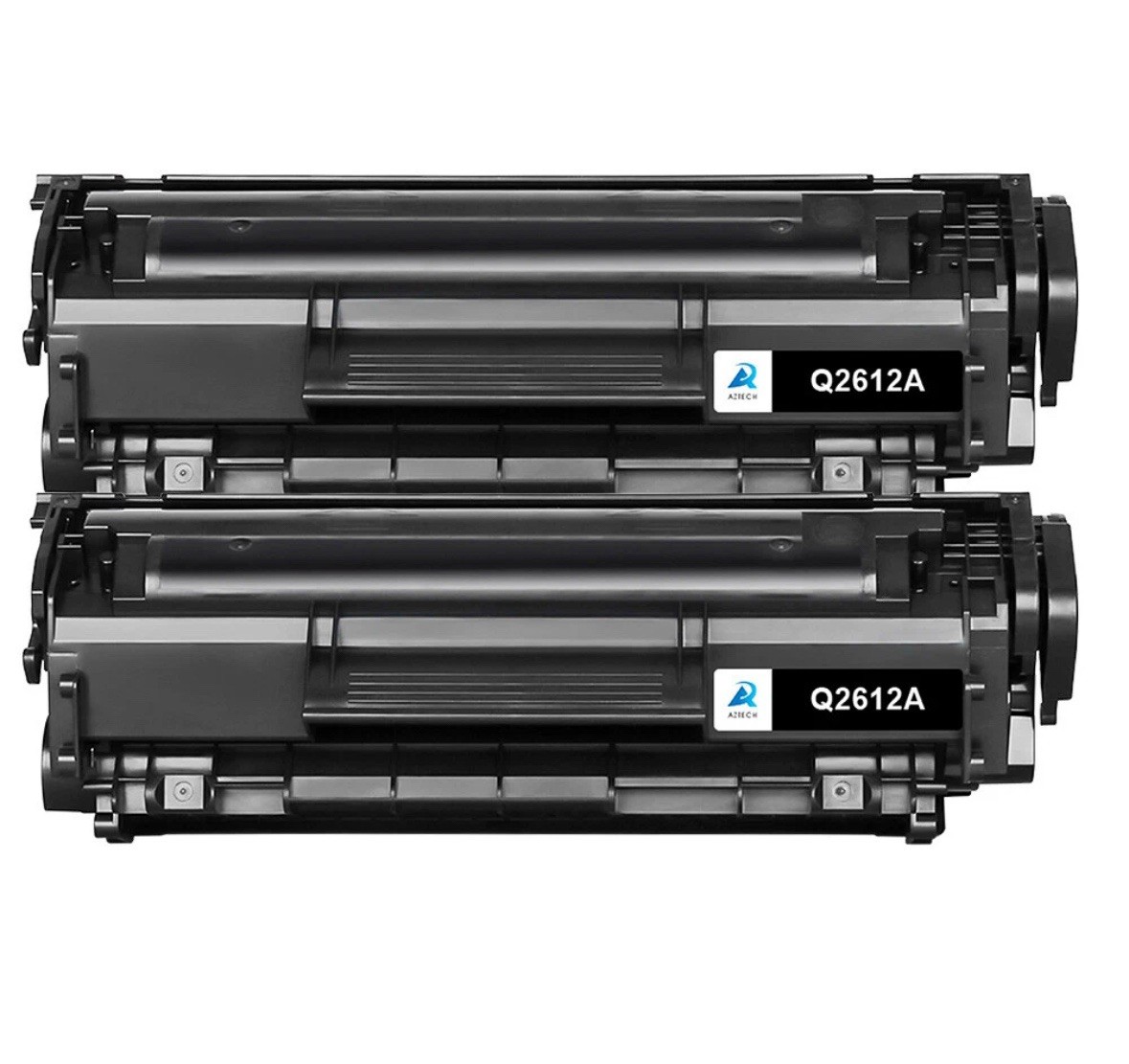 2PK Q2612A 12A Toner Cartridge Compatible with HP LaserJet MFP M1005 3015 3020