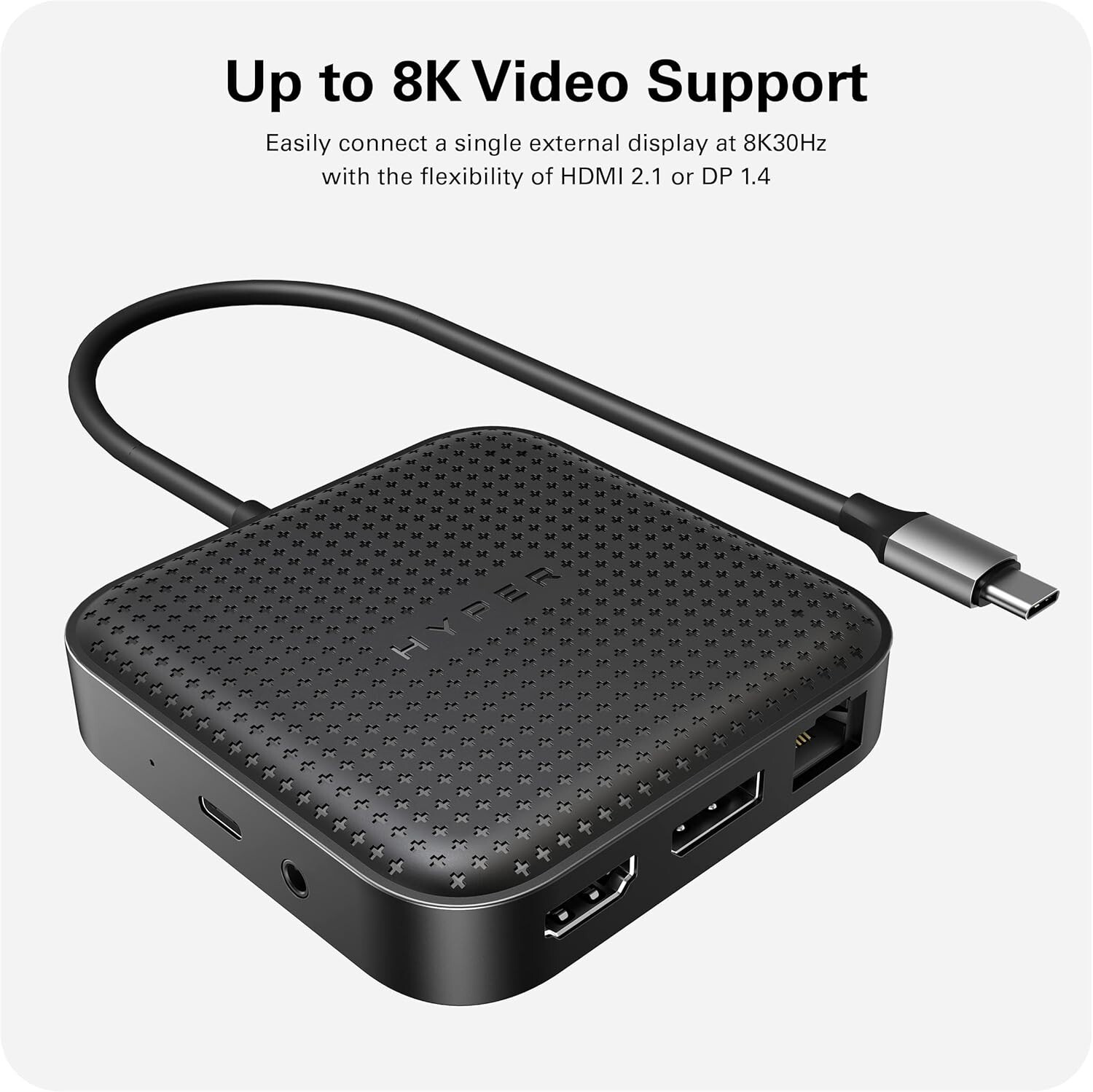 HyperDrive Dual Monitor USB4 Mobile 7-in-1 Docking Station - Dual 4K60Hz
