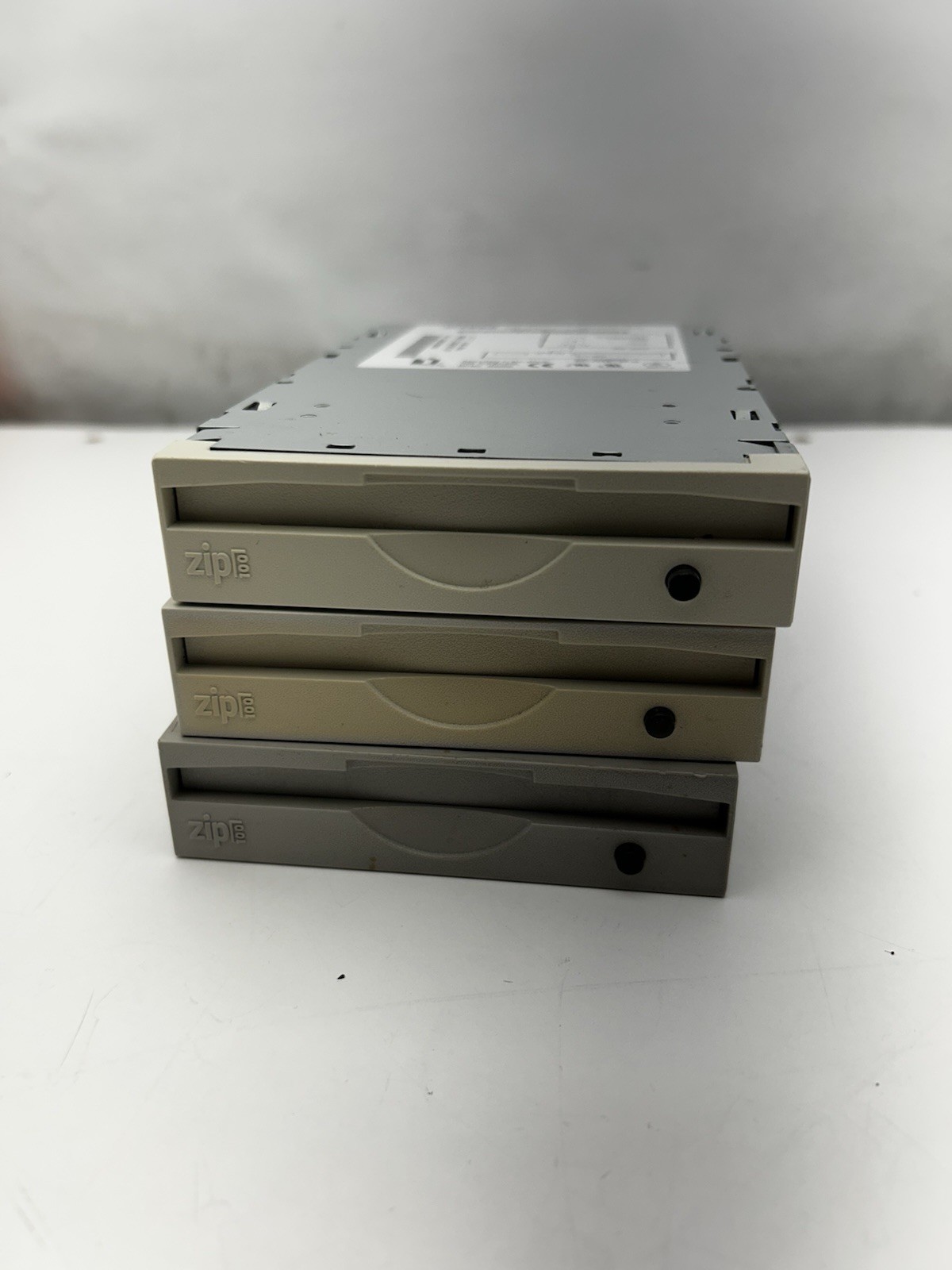 Lot of3 Iomega IDE Internal 3.5" Zip Drive Z100ATAPI ZIP Compatible W/100MB Disk