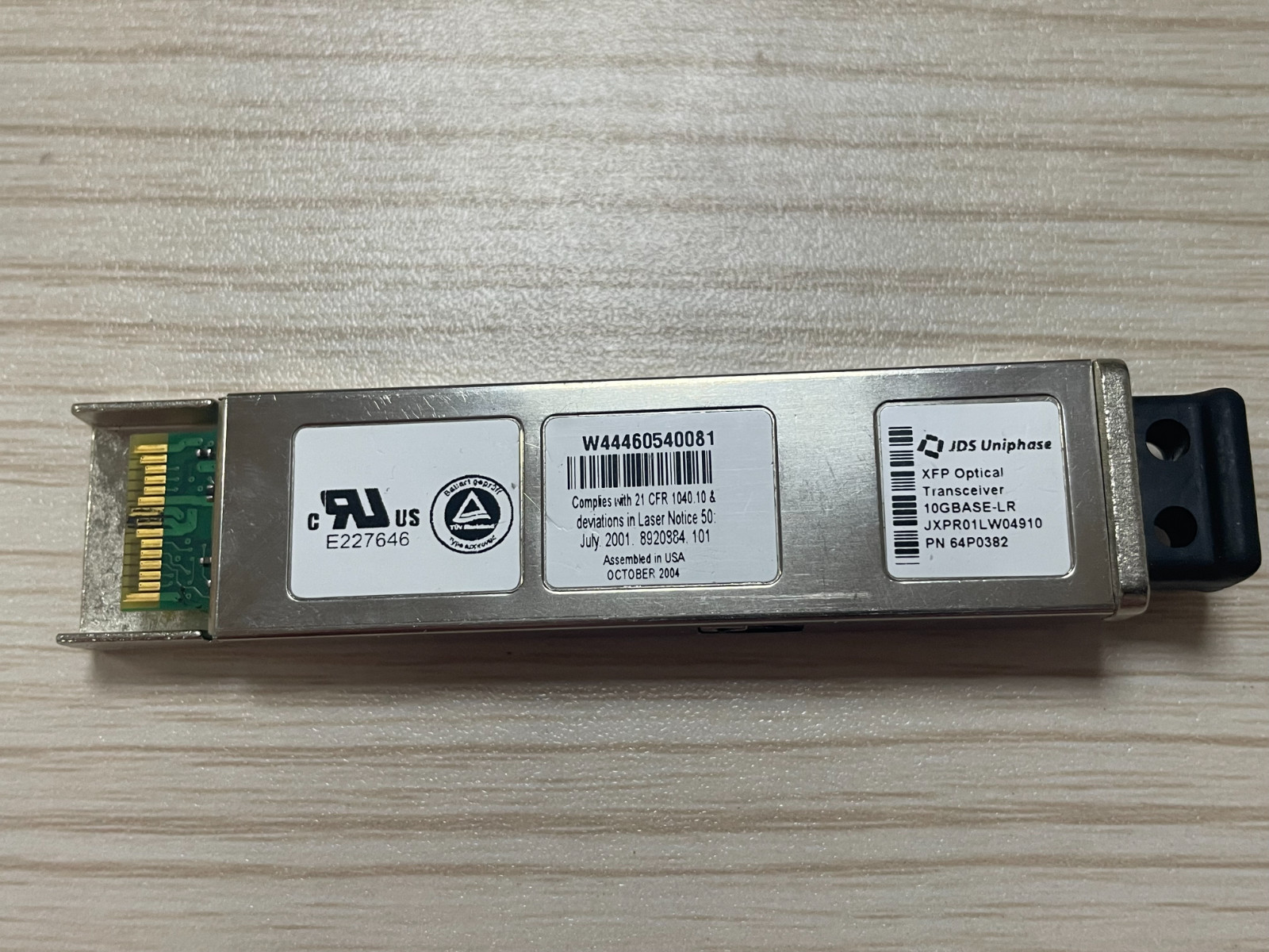 JDSU JDS UNIPHASE XFP-OPTICAL 10GBASE-LR XFP Optical Transmitter