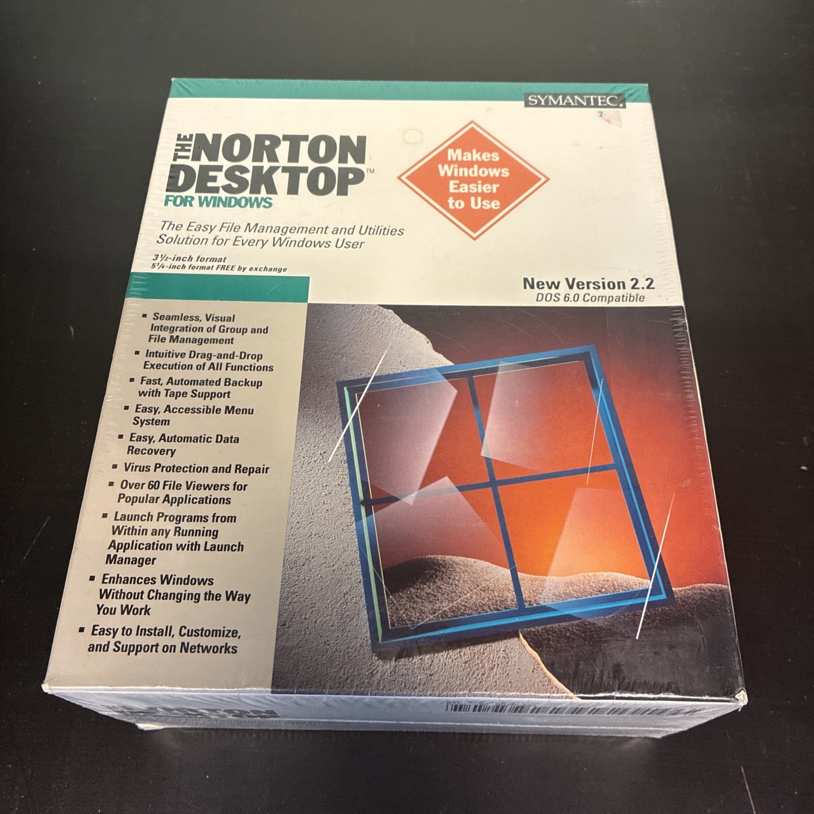 New Vintage NOS SEALED The Norton Utilities Version 2.2 1993 Symantec RARE - USA