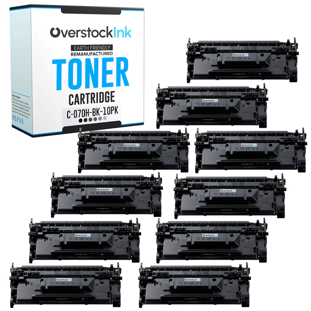 10X Replacement OSI 070H Combo Pack Toner for Canon imageCLASS LBP246dw LBP247dw