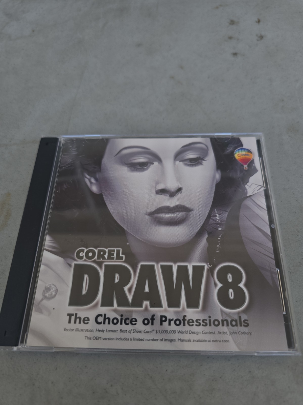 CorelDRAW 8 OEM 2-Disc PC CD-ROM Software Windows 95 NT Serial Number