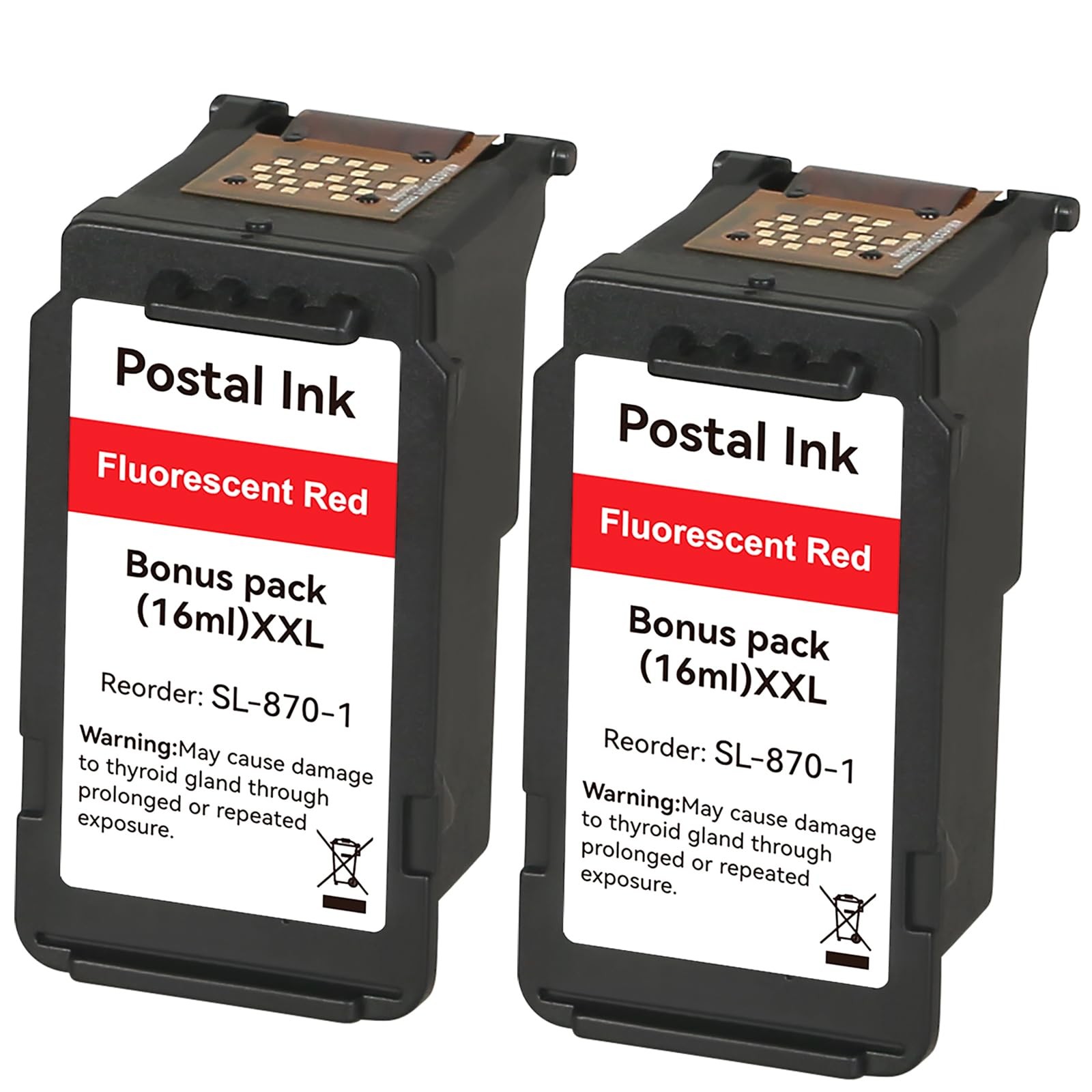 High Capacity SL-870-1 XXL Red Ink Cartridge (2pack) for