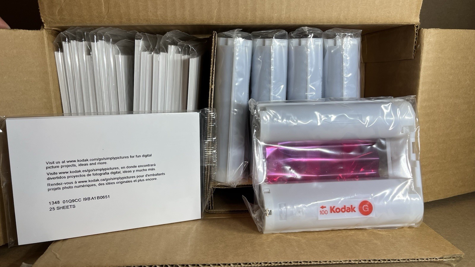 Kodak G Series Bulk Refill 500 Prints 5 Cartidges for G500 G600 G610 NEW IN BOX