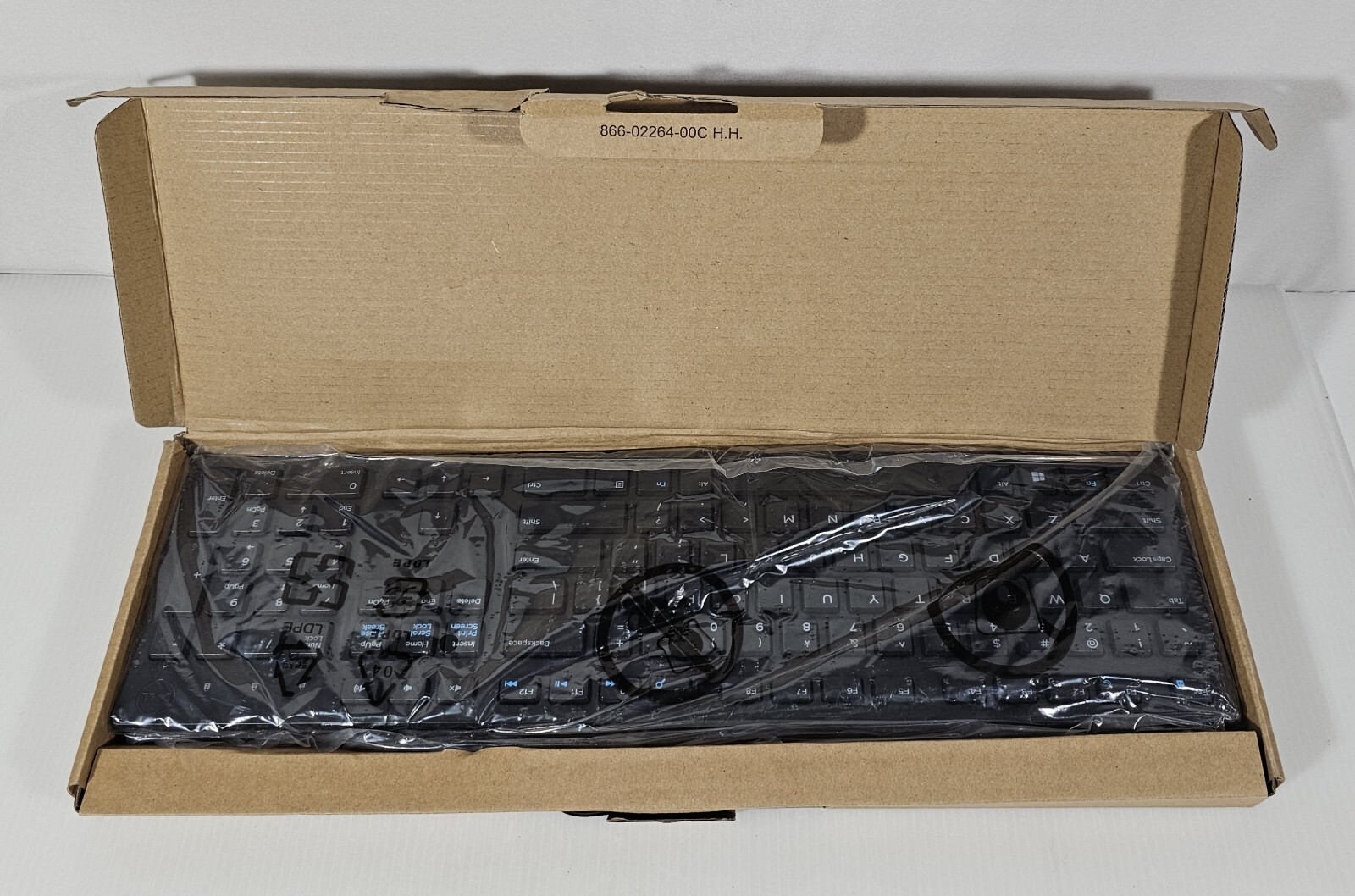 NEW Dell Wired Slim Keyboard Black (KB216-BK-US), USB, (MFG 2021) 