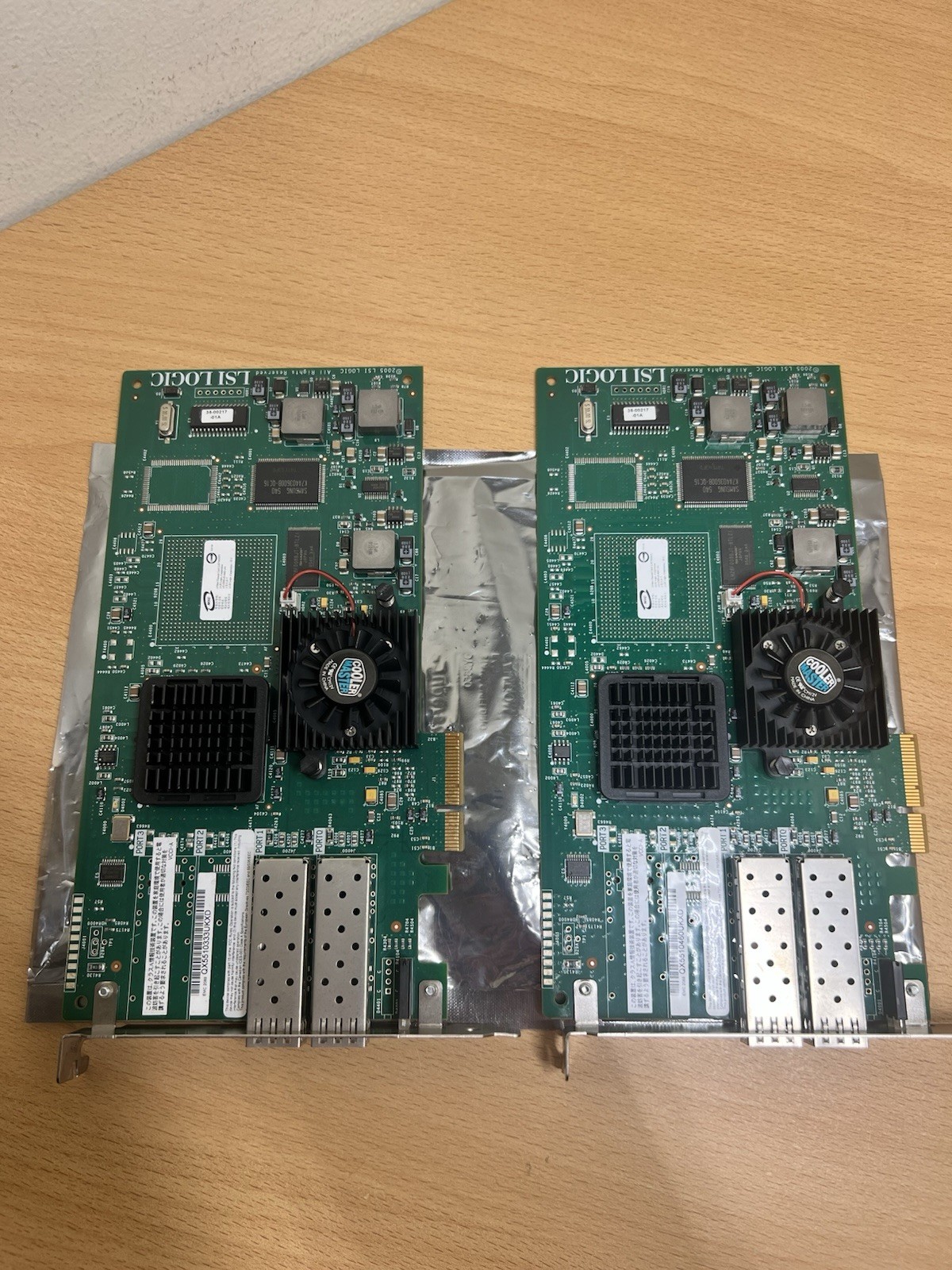 Lot Of Two LSI Logic LSI7202EP 2Gb/s Fibre Channel Host Bus Adapter