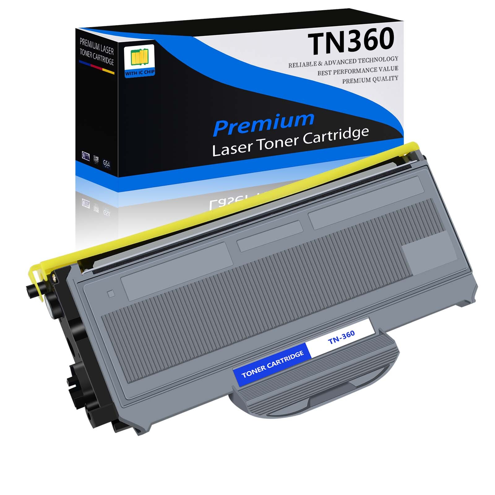 TN360 TN330 Black Toner Cartridge for Brother TN-360 DCP-7045N MFC-7345DN 7345N