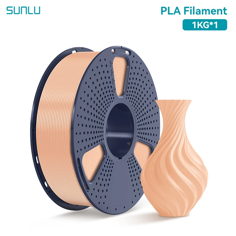 SUNLU PLA 3D Printer Filament 1.75mm 1KG Spool Neat No-Tangle Clear