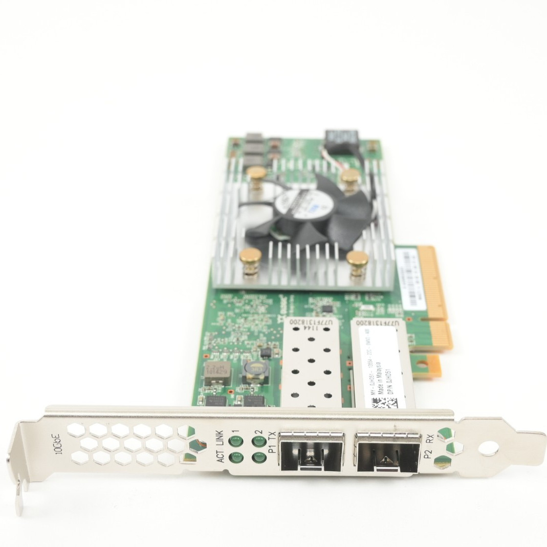 Dell QLogic QLE8262-CU-DE 10Gbps SFP+ 2 Port PCI-E Network Adapter JHD51