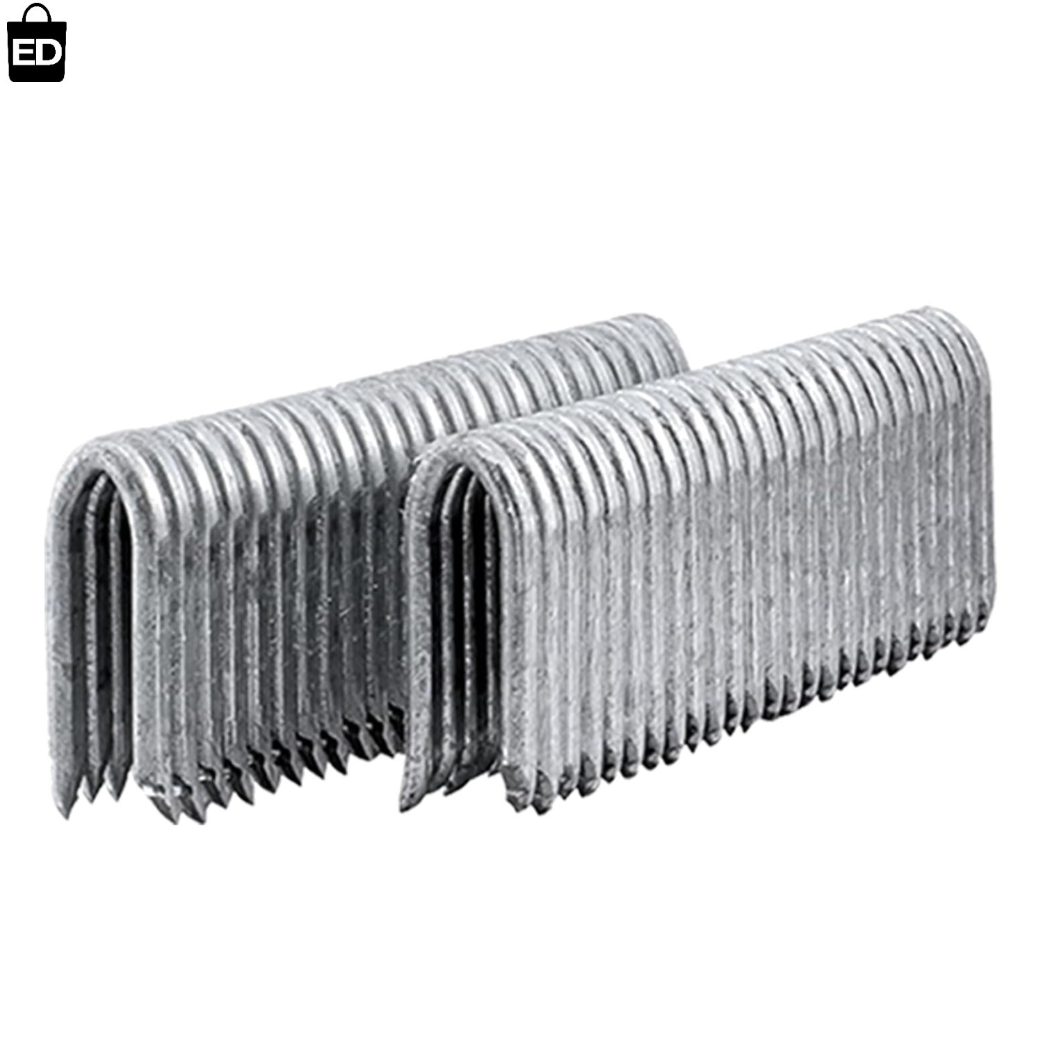 1500 Count 10.5-Gauge Glue Collated Fencing Staples | Galvanized for Durability
