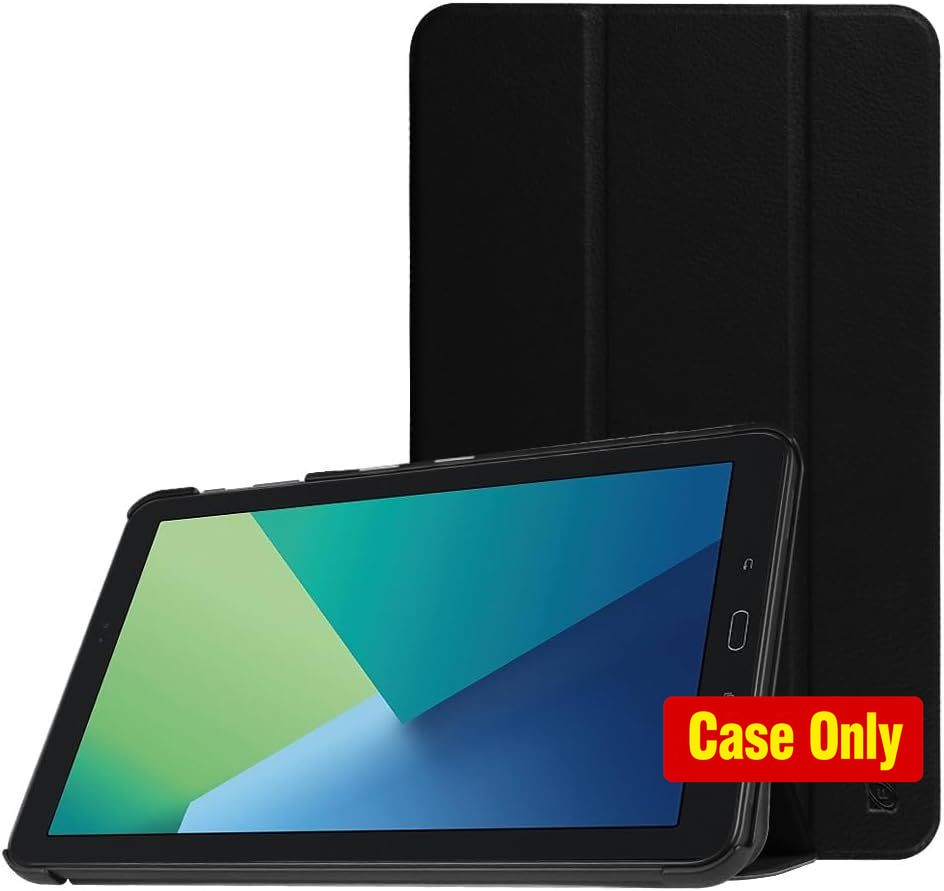 Slim Protective Stand Case for Samsung Galaxy Tab A 10.1 2016 with S Pen, Black