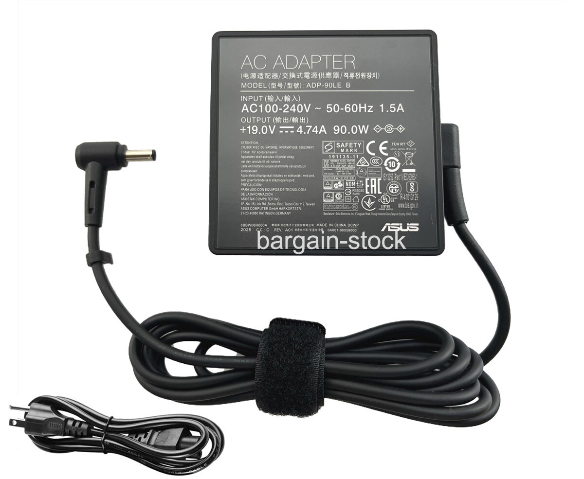19V 4.74A 90W AC Adapter Charger For ASUS Vivobook M1603Q M1603QA Power Supply